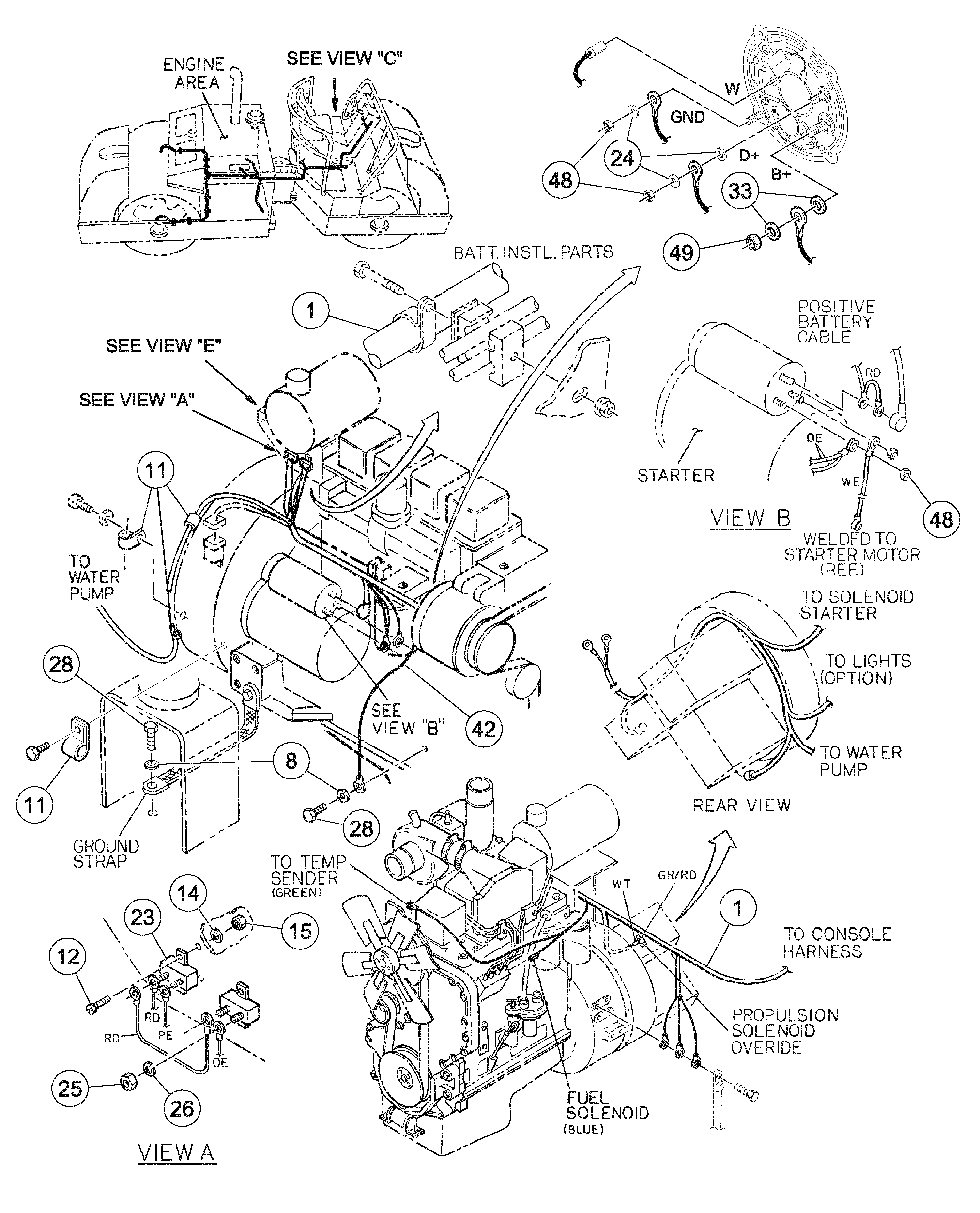 Схема запчастей Volvo DD126HF S/N 53537 - - 100915 Main Cable Harness Installation 
