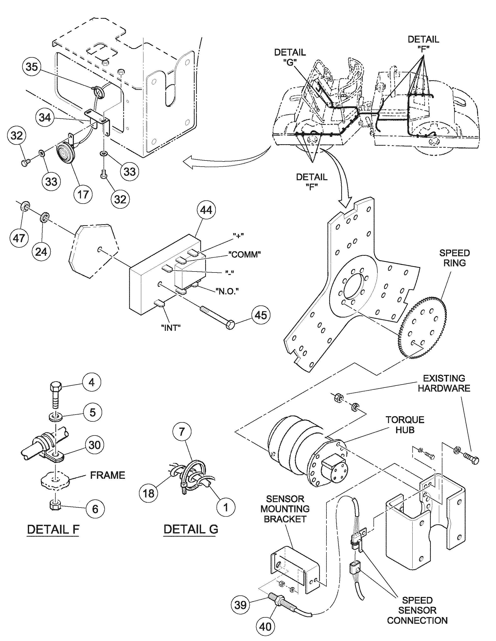 Схема запчастей Volvo DD126HF S/N 53537 - - 81703 Main Cable Harness Installation 