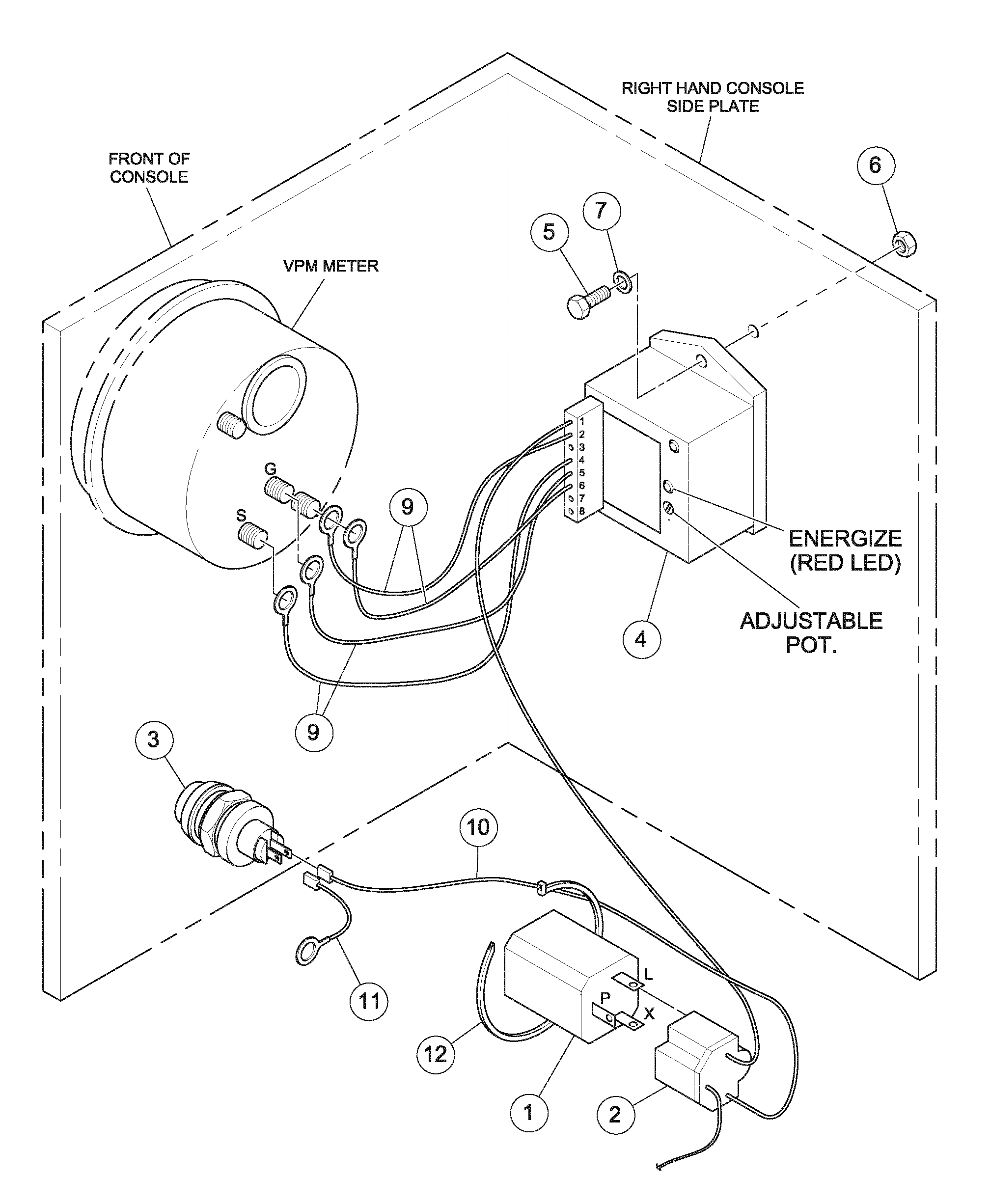 Схема запчастей Volvo DD126HF S/N 53537 - - 77720 Vibration Indicator Light Installation 