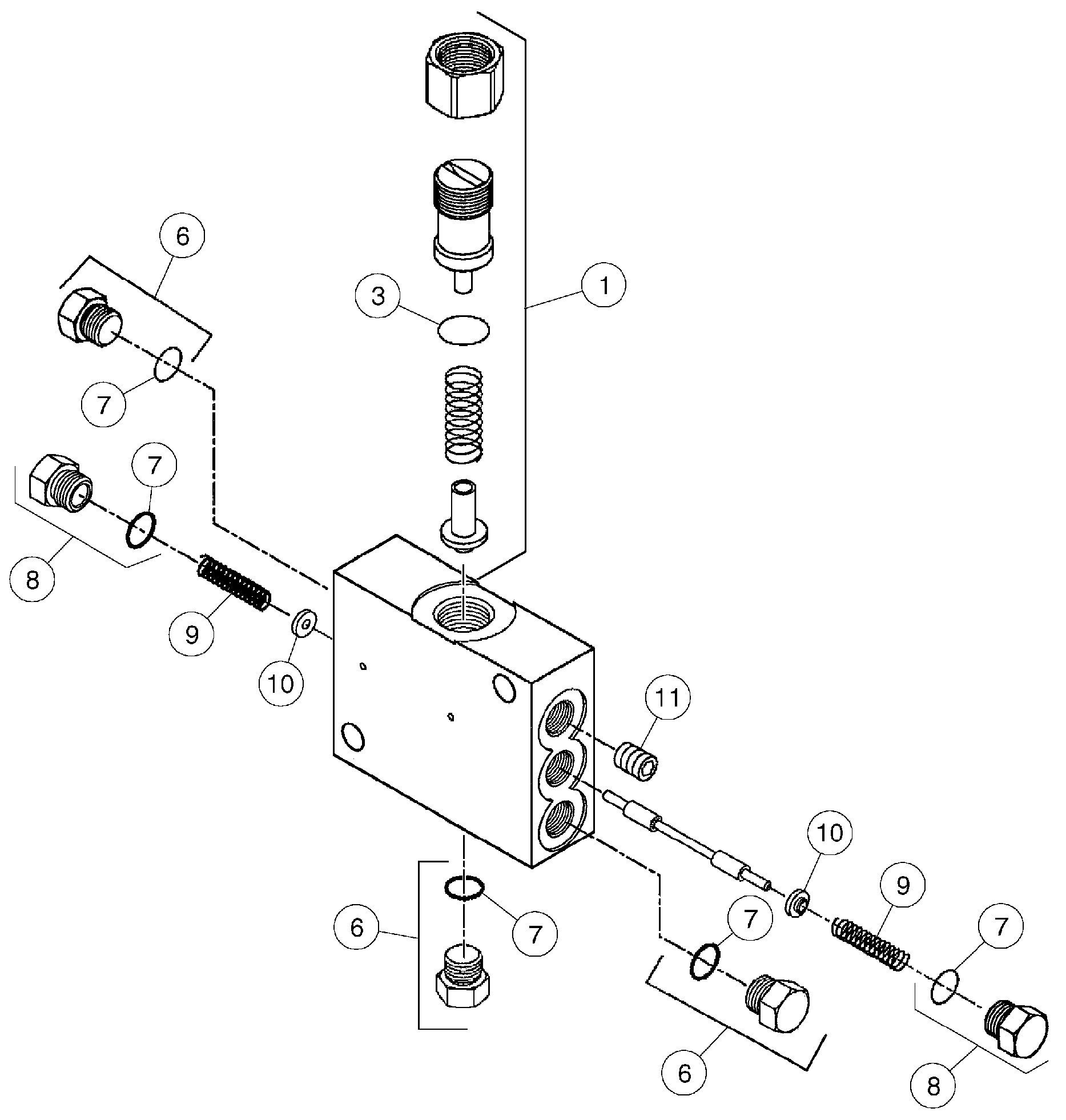 Схема запчастей Volvo DD126HF S/N 53537 - - 89950 Loop Flushing Valve 