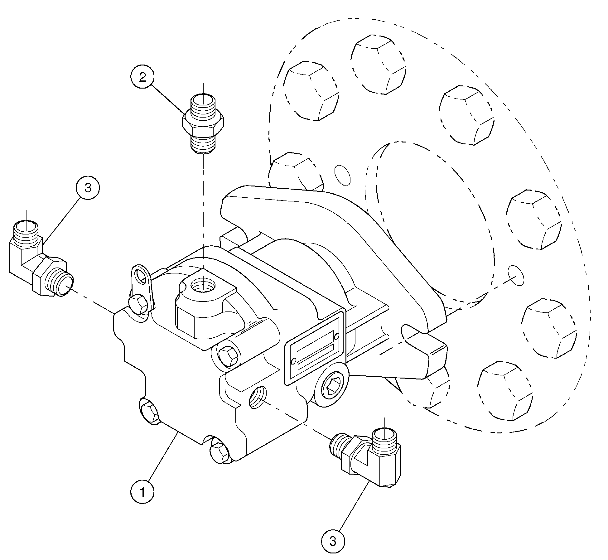Схема запчастей Volvo DD126HF S/N 53537 - - 86209 Vibration Motor Assembly 
