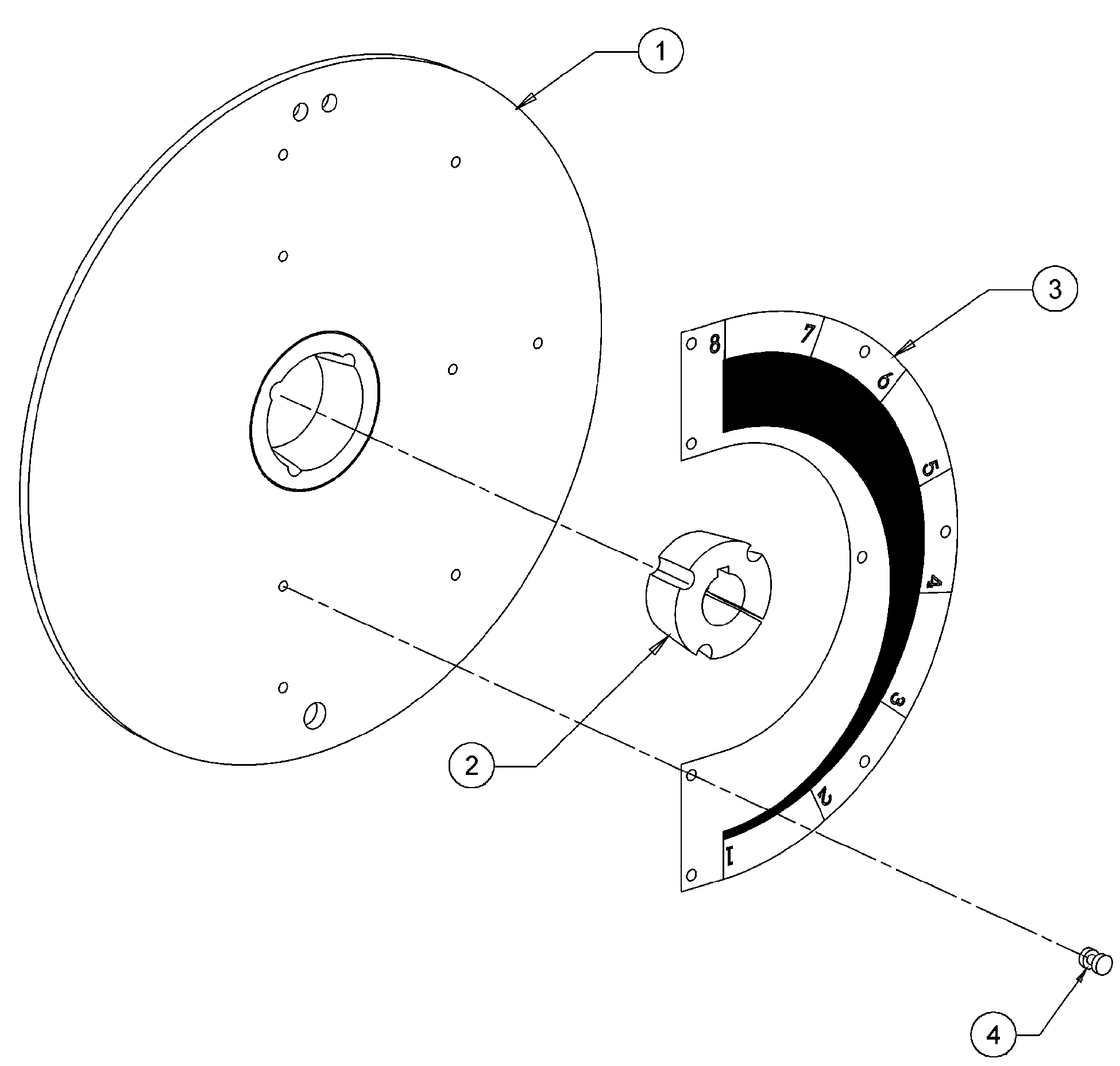 Схема запчастей Volvo DD126HF S/N 53537 - - 89896 Handwheel Assembly 