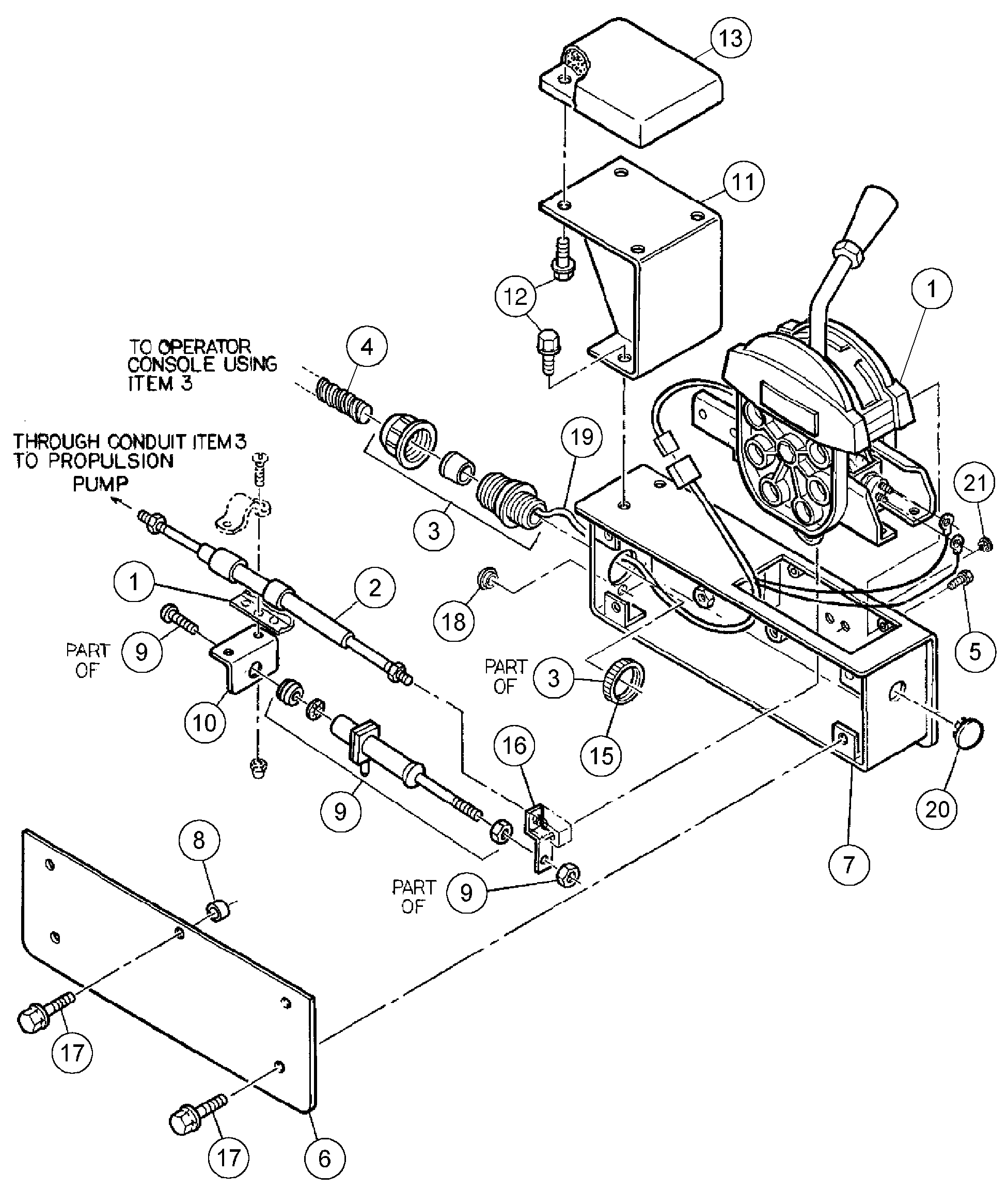 Схема запчастей Volvo DD126HF S/N 53537 - - 84191 Control Lever Assembly 