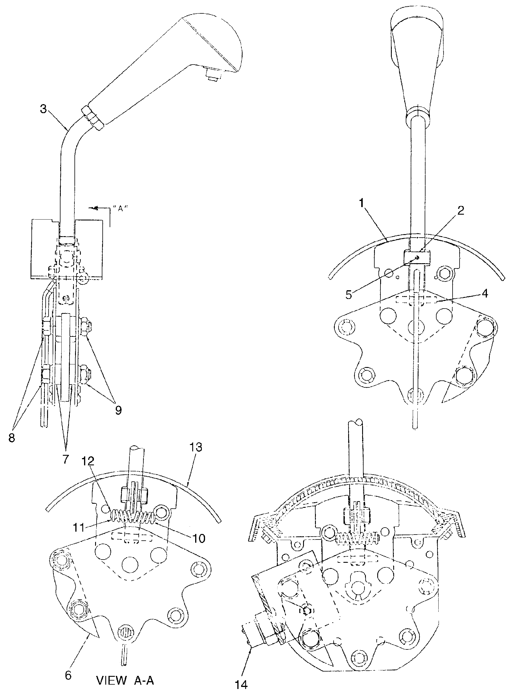 Схема запчастей Volvo DD126HF S/N 53537 - - 90313 Control lever 