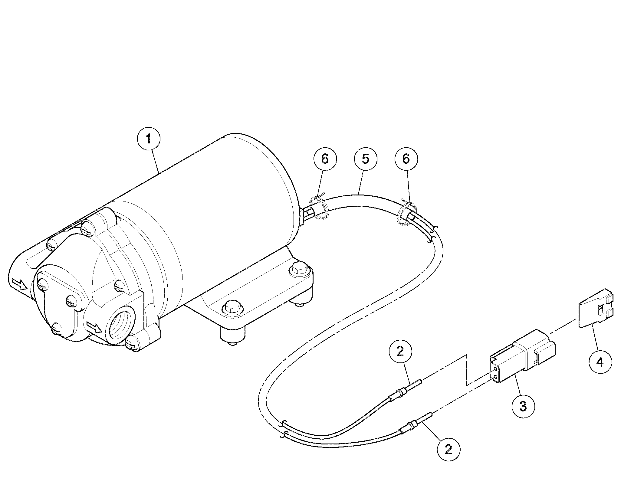 Схема запчастей Volvo DD126HF S/N 53537 - - 88007 Pump and Water Hose Assembly 