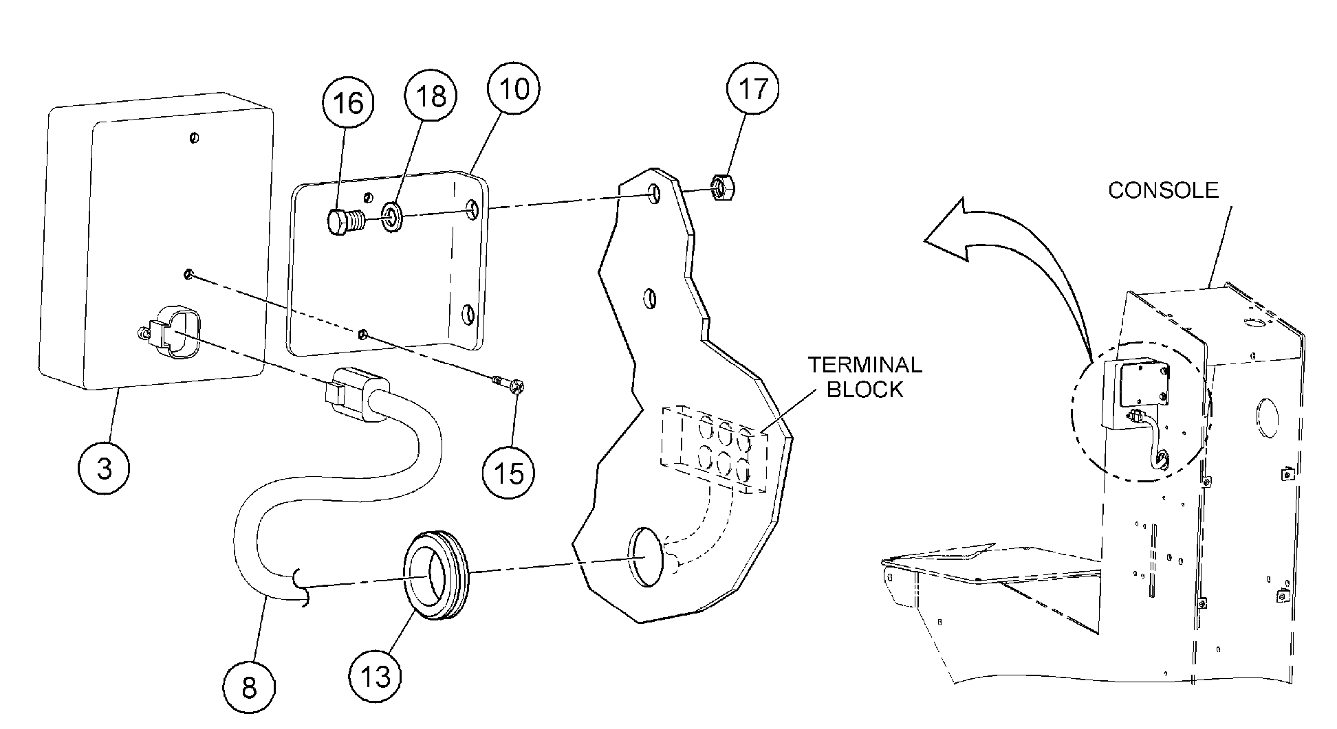 Схема запчастей Volvo DD136HF S/N 53593 - - 90121 Material Temperature Sensor Installation 