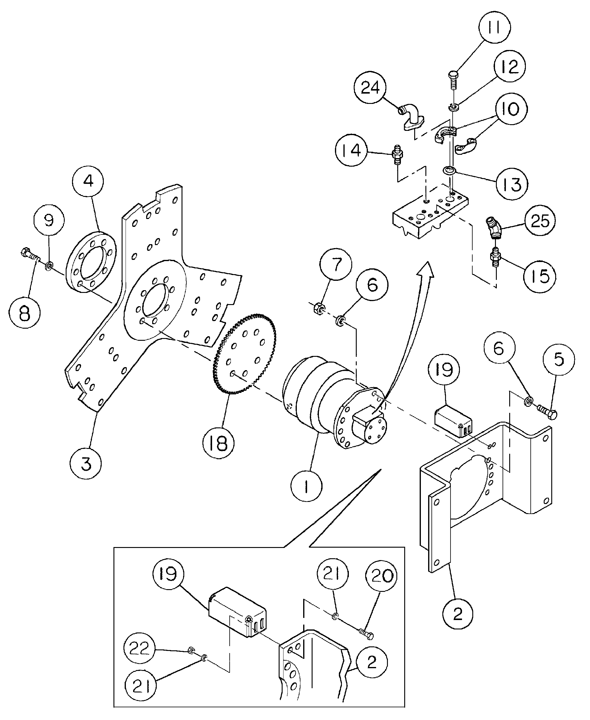 Схема запчастей Volvo DD136HF S/N 53593 - - 91158 Front Drum Drive Assembly 