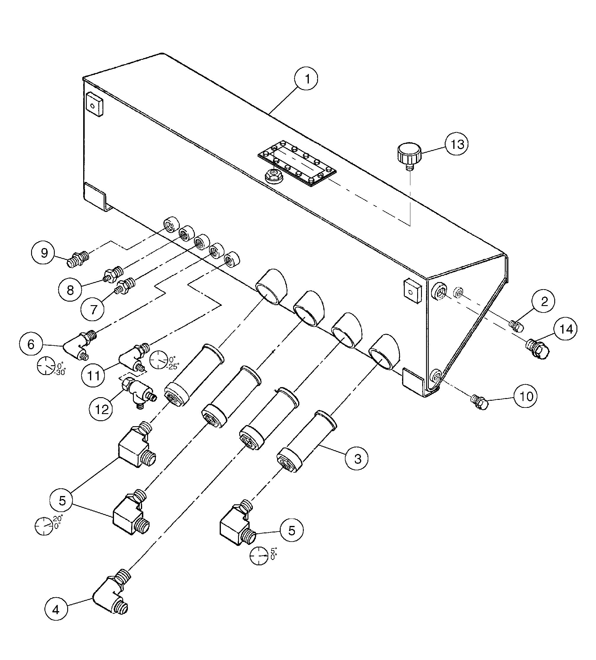 Схема запчастей Volvo DD136HF S/N 53593 - - 86694 Hydraulic Tank Assembly 