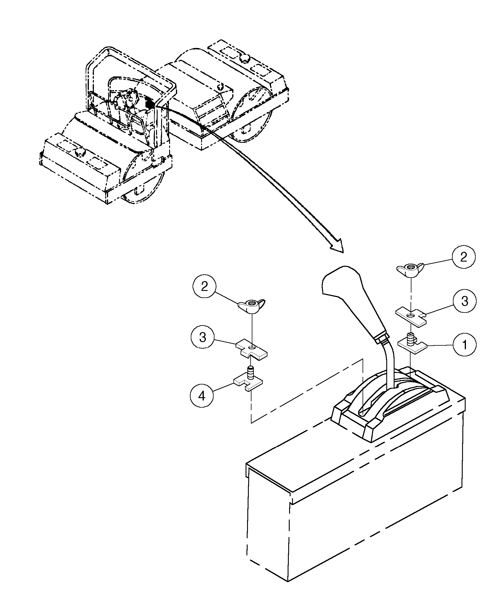 Схема запчастей Volvo DD136HF S/N 53593 - - 85693 Speed Limiter Installation 