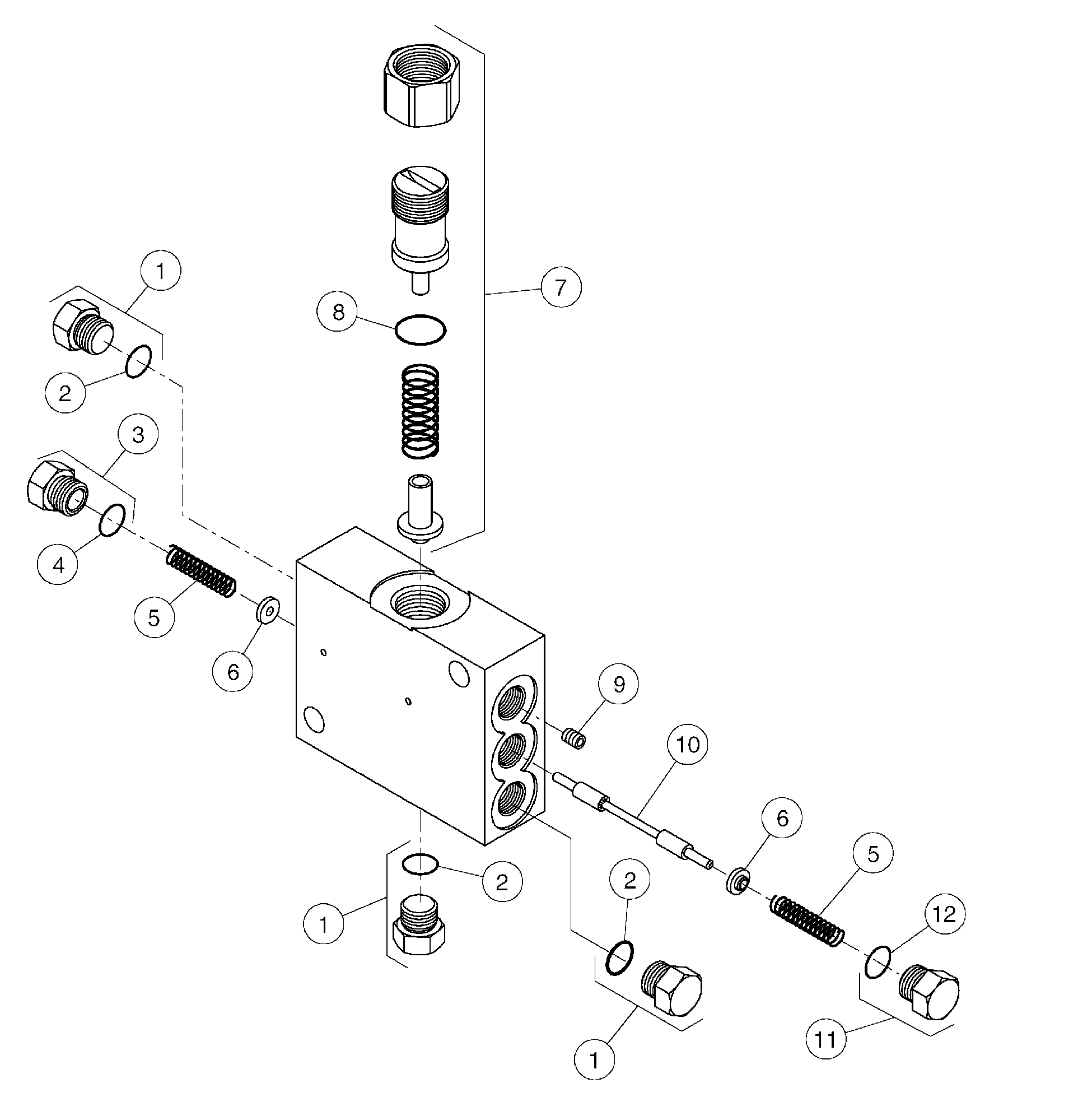 Схема запчастей Volvo DD146HF S/N 53539 - - 91481 Loop Flushing Valve 