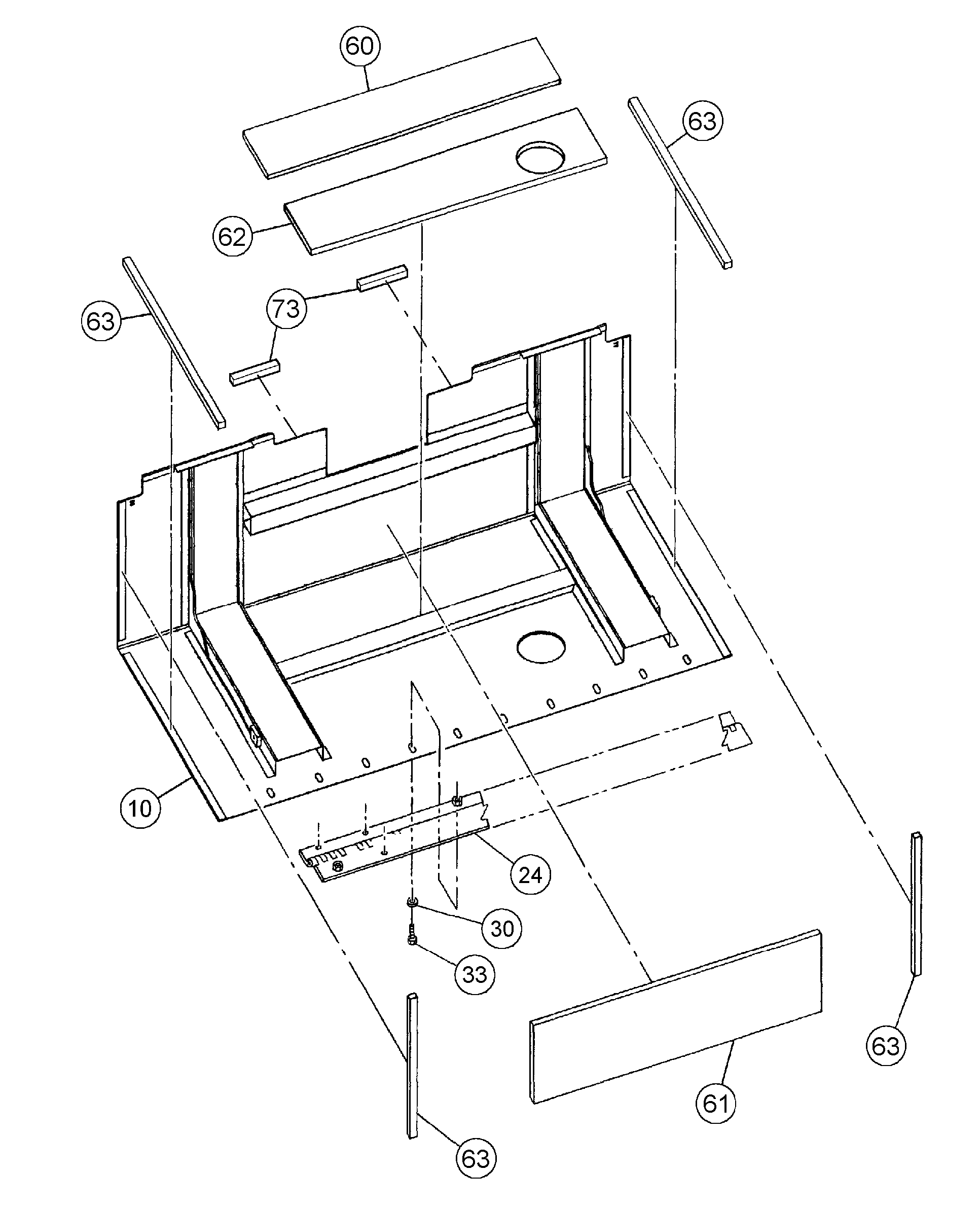 Схема запчастей Volvo DD146HF S/N 53539 - - 91082 Engine Cowling and Hydraulic Tank Installation 
