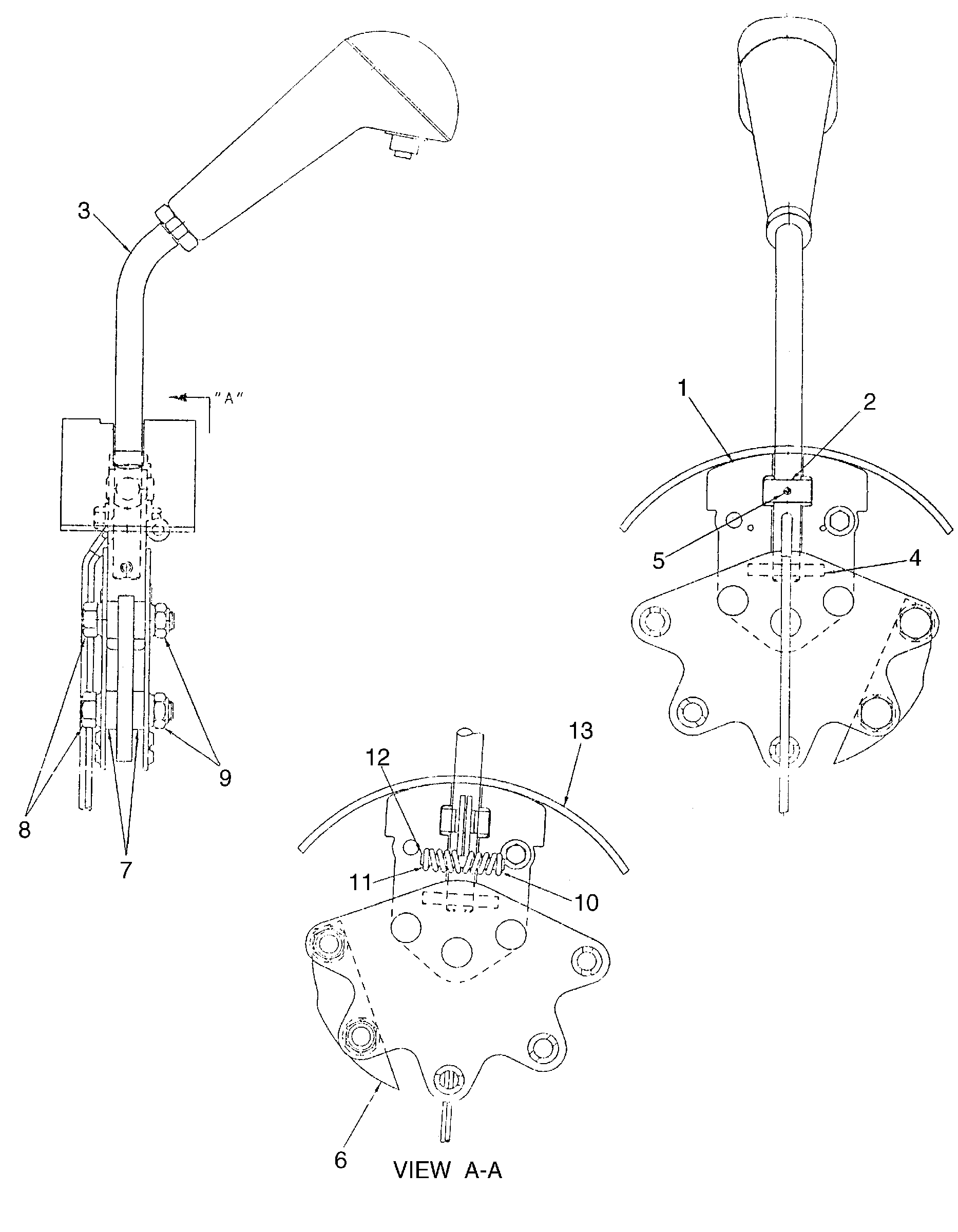 Схема запчастей Volvo DD146HF S/N 53539 - - 91458 Control lever 