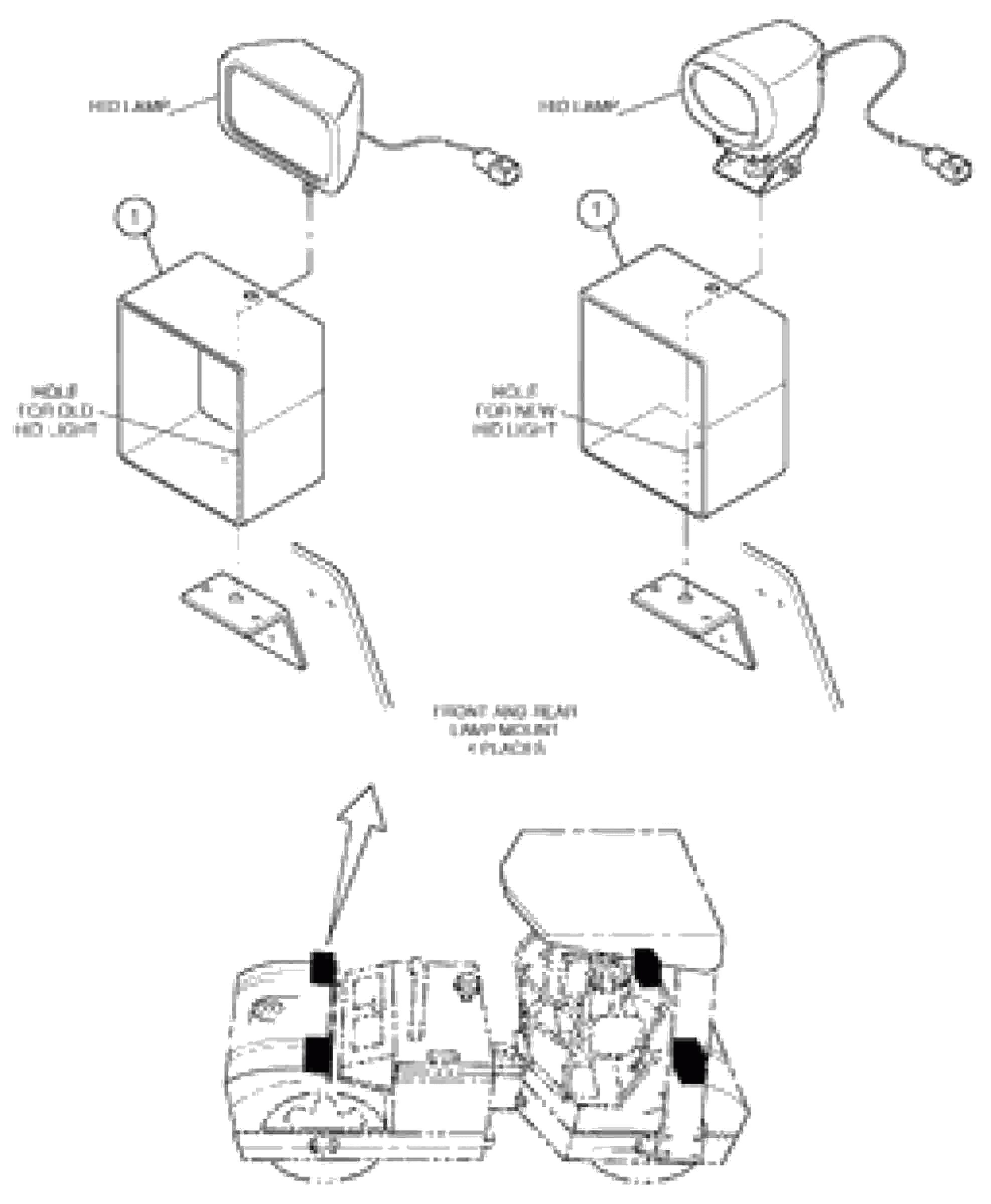 Схема запчастей Volvo DD146HF S/N 53539 - - 90789 HID Guard Installation 