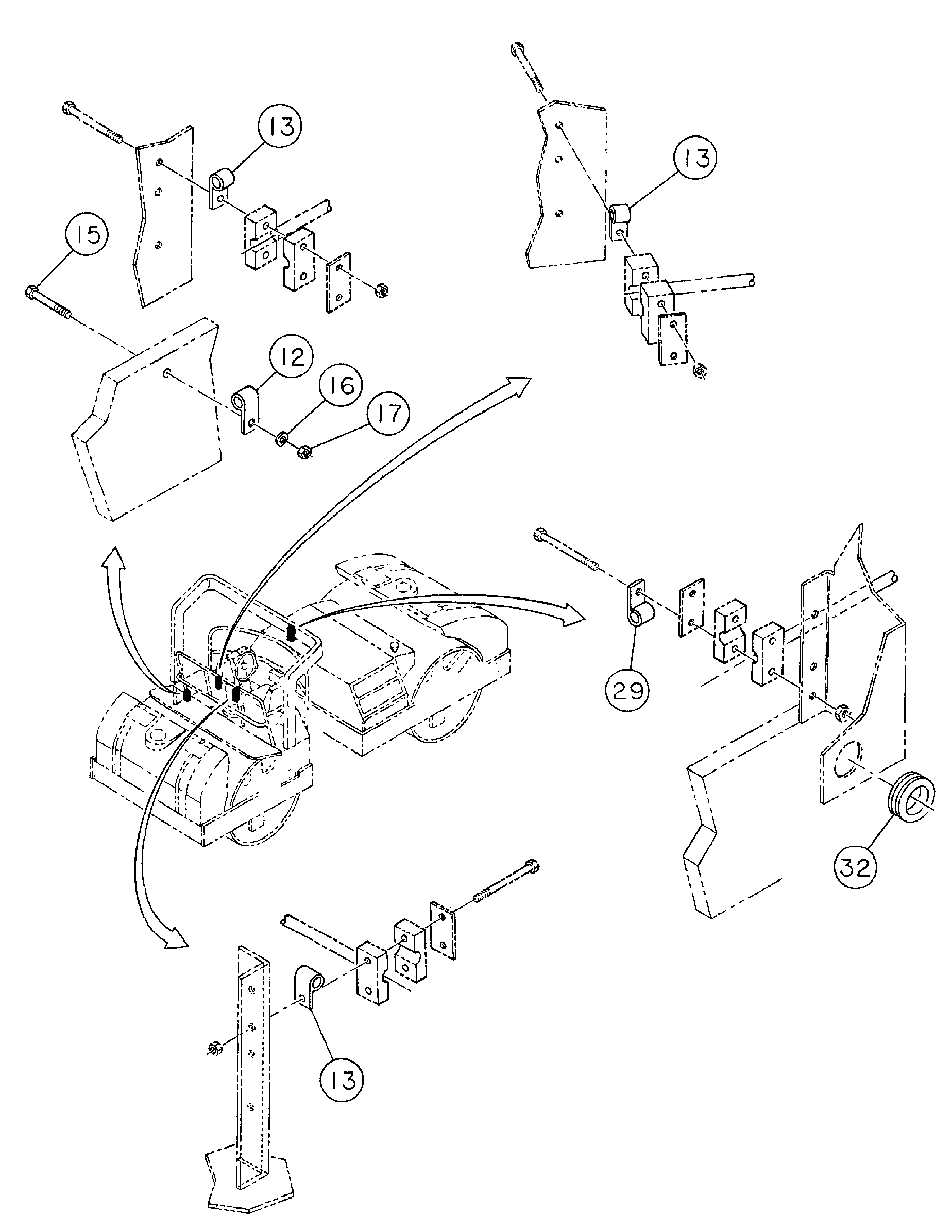 Схема запчастей Volvo DD146HF S/N 53539 - - 89504 Main Cable Harness Installation 