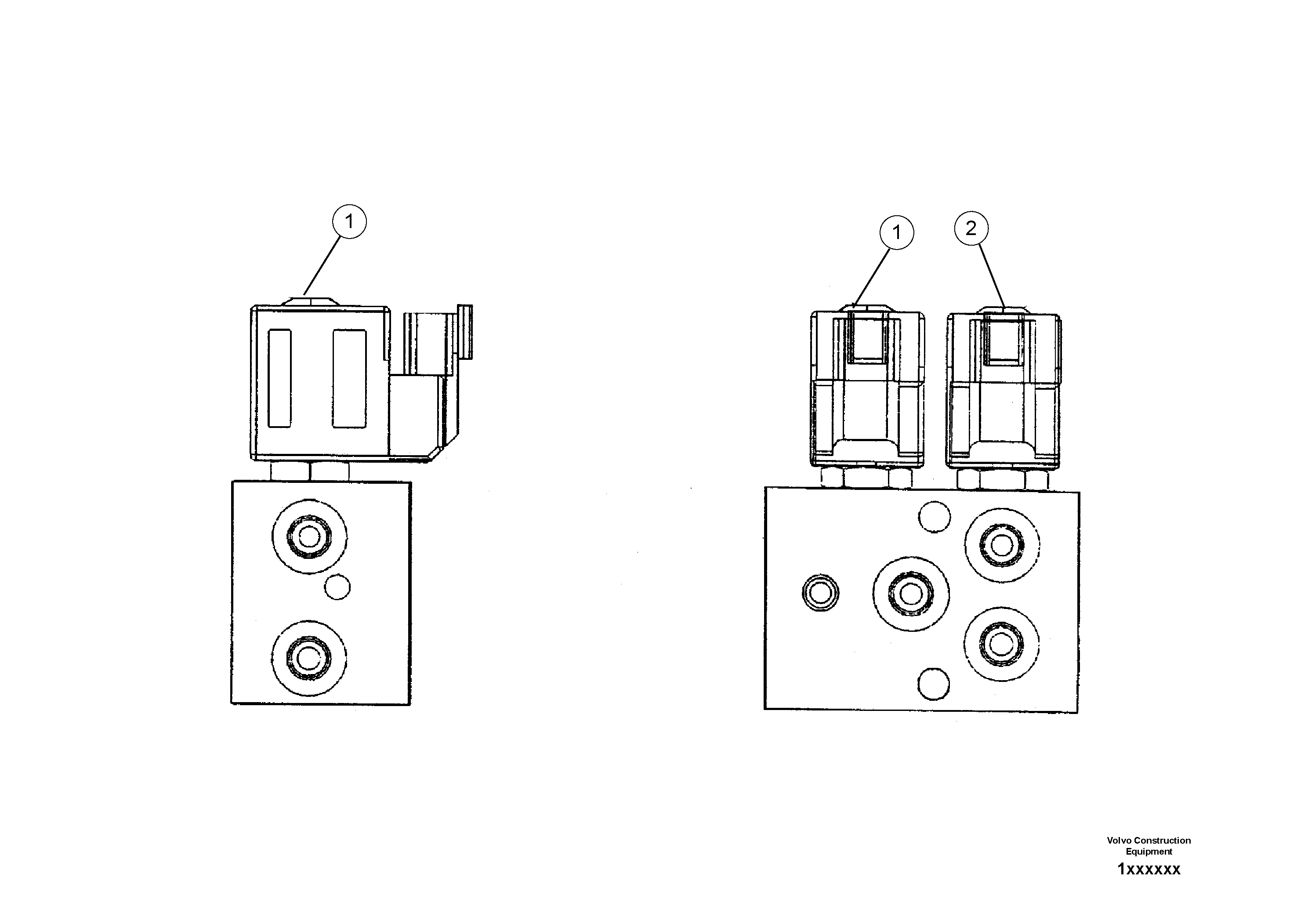 Схема запчастей Volvo DD80 - 98338 Brake/destroke Valve DD80 S/N 0820107116 -