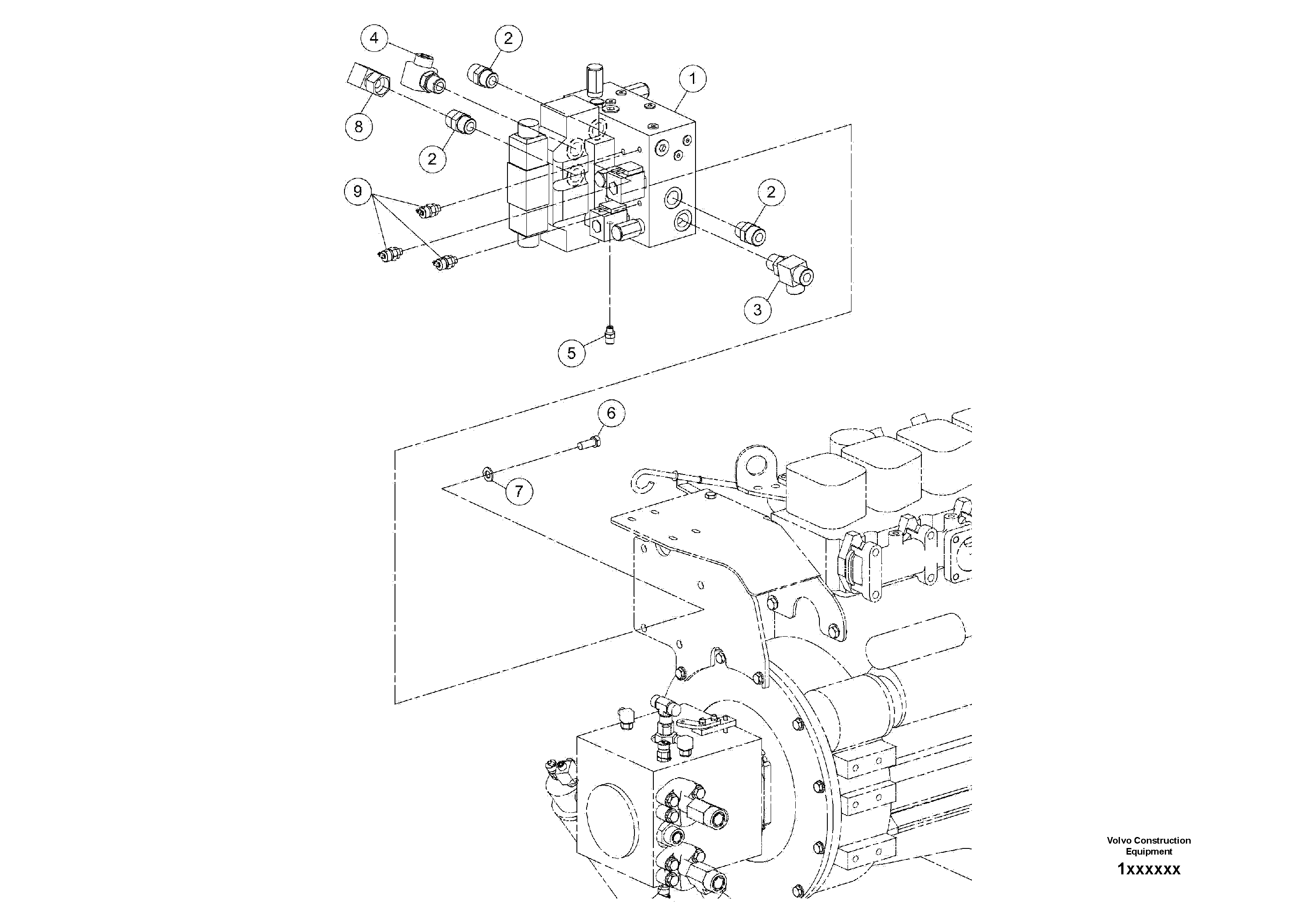 Схема запчастей Volvo DD80 - 99835 Vibration Valve Assembly DD80 S/N 0820107116 -
