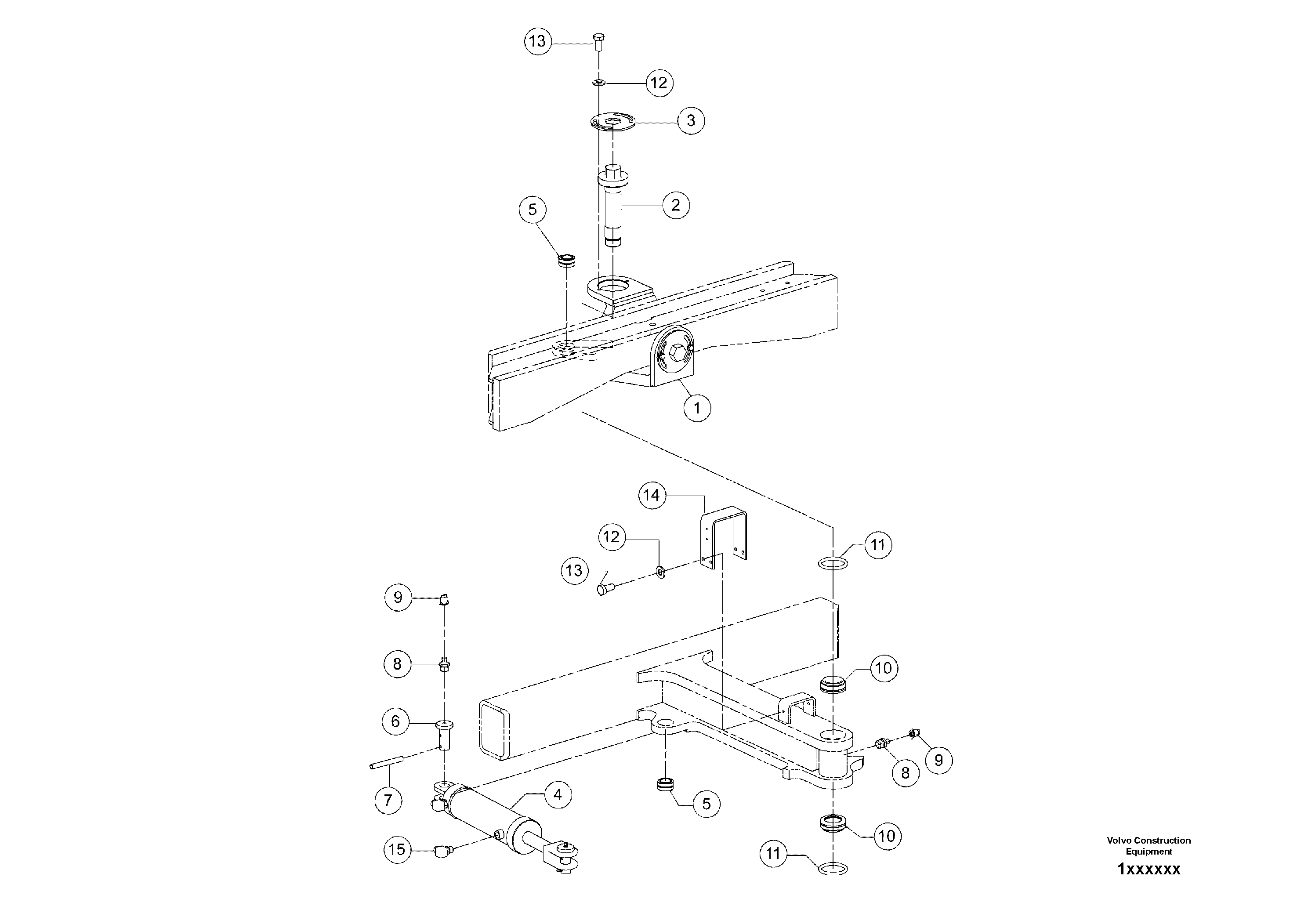 Схема запчастей Volvo DD80 - 20397 Swivel Installation DD80 S/N 0720110086-