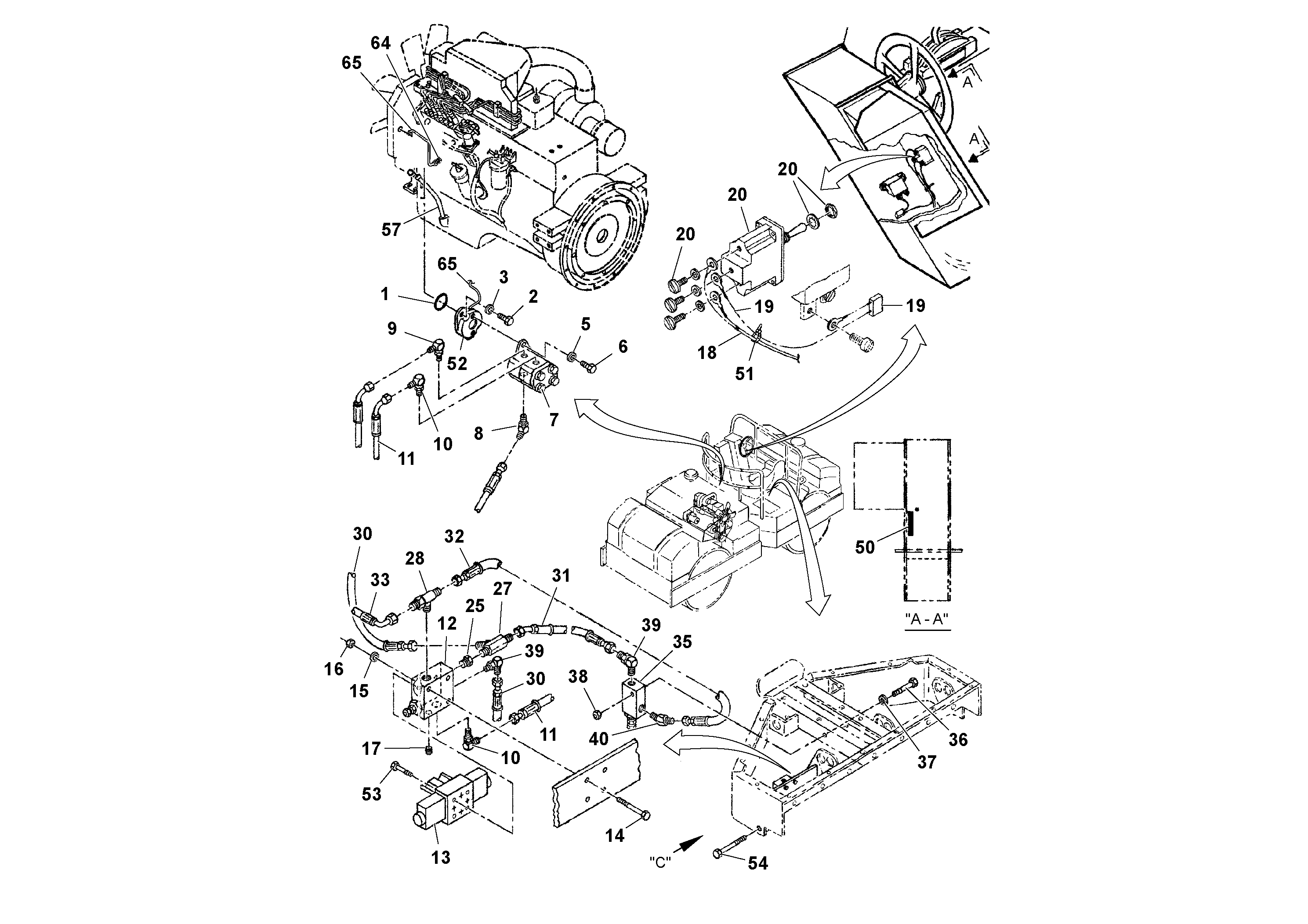 Схема запчастей Volvo DD90 - 97202 Edge Compactor/Cutter Installation DD90/DD90HF S/N 197375 -