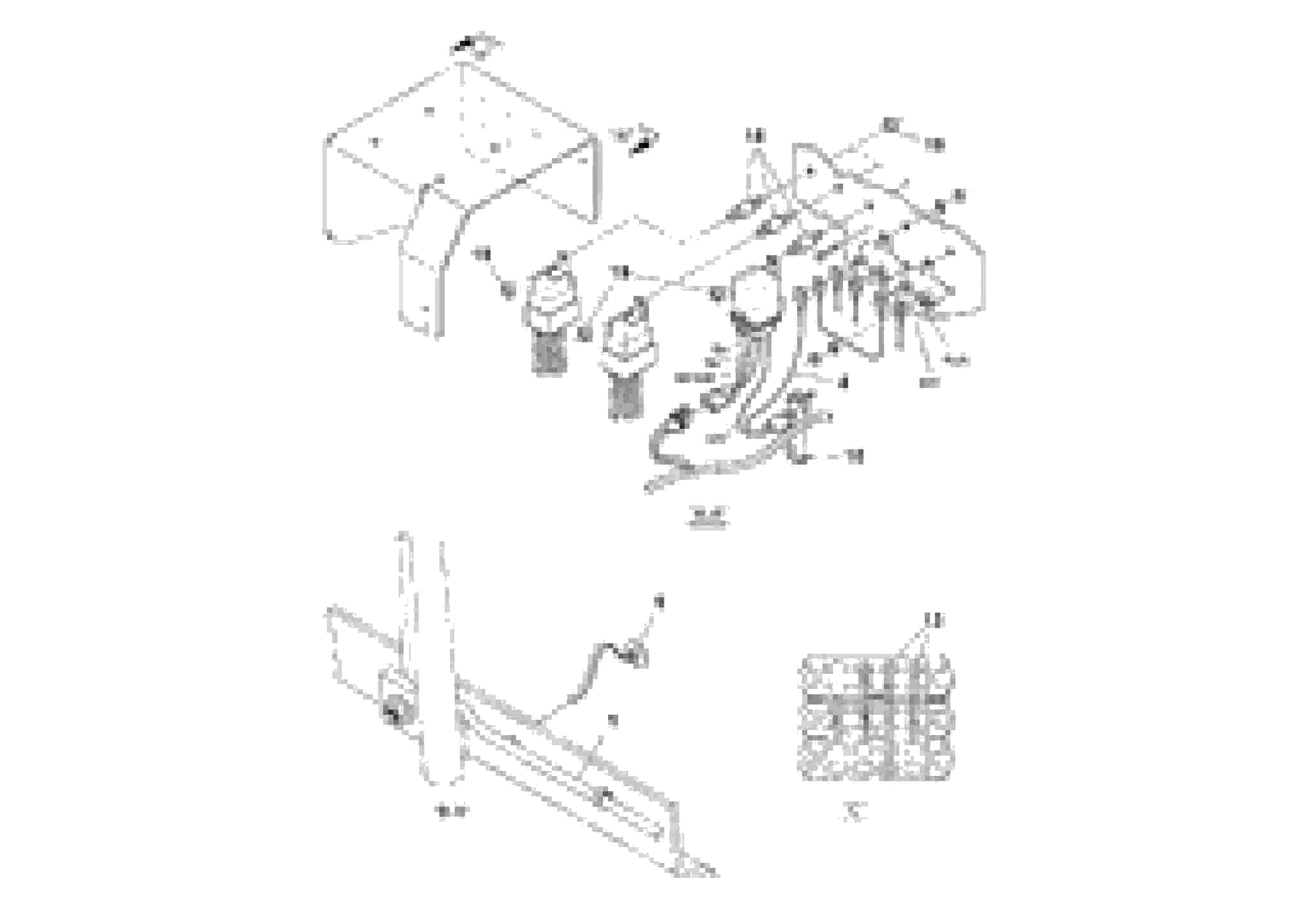Схема запчастей Volvo DD90 - 99034 Work light Installation DD90/DD90HF S/N 197375 -