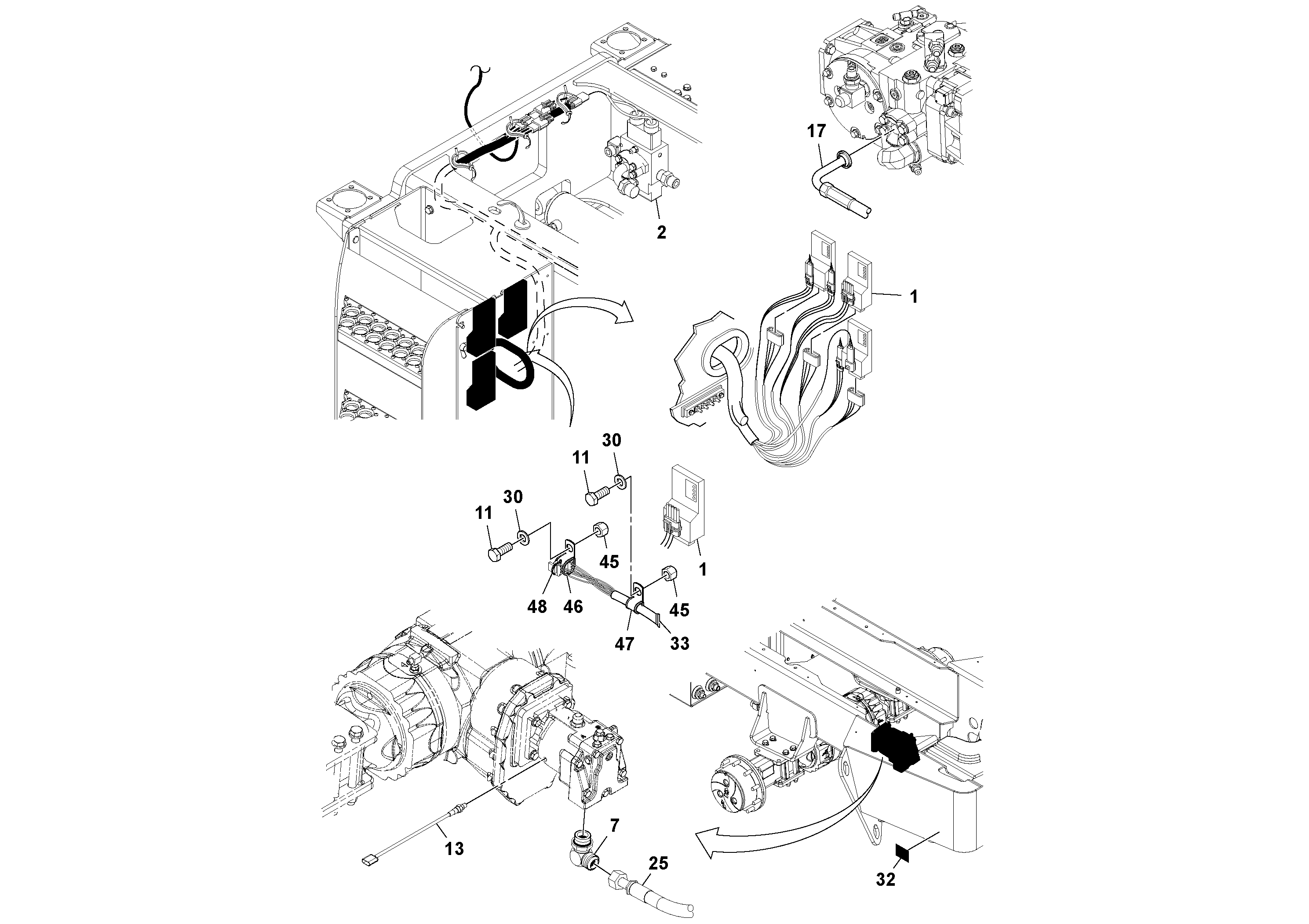 Схема запчастей Volvo SD116DX/SD116F S/N 197542 - - 70872 Traction Enhancement Installation 