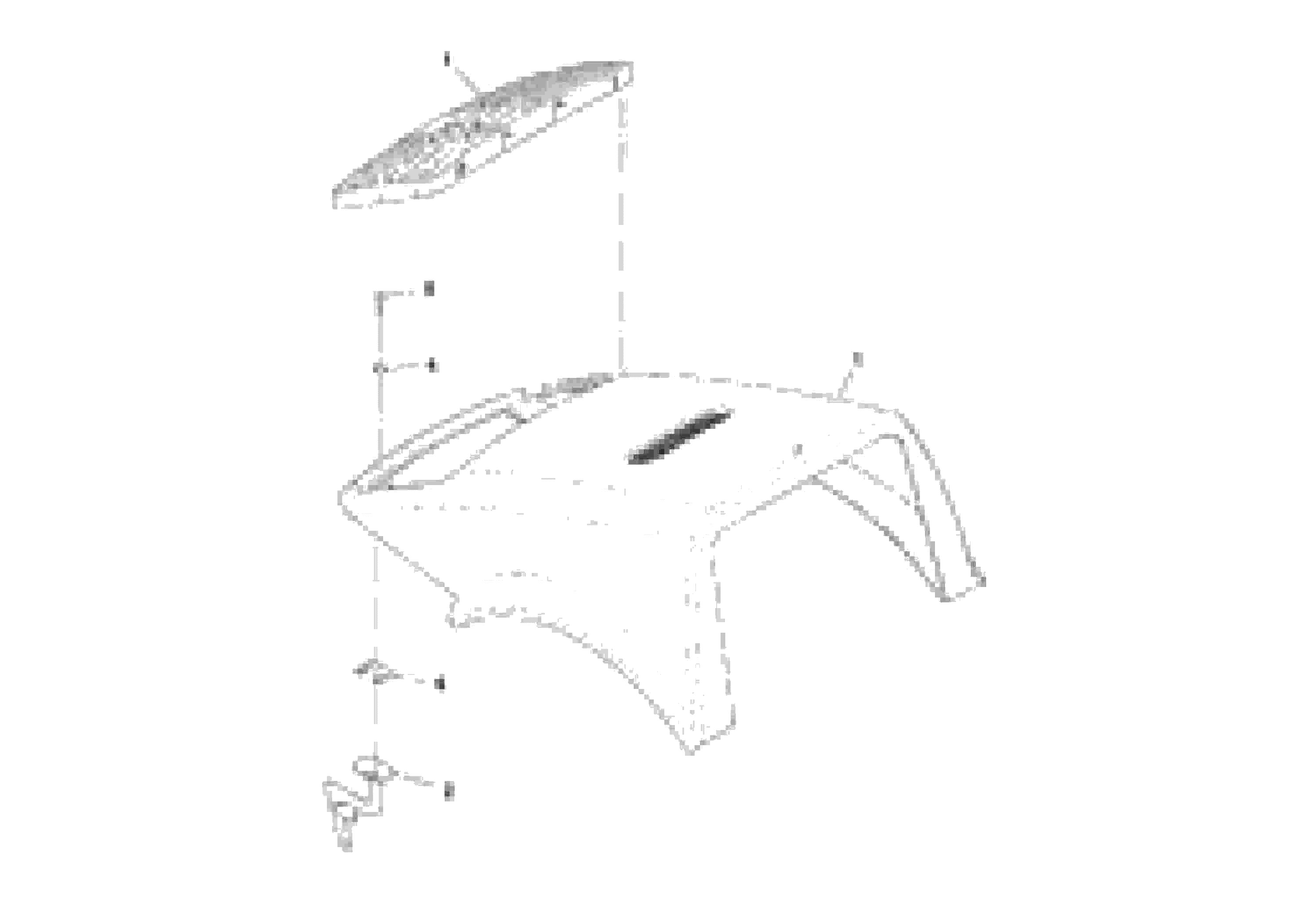 Схема запчастей Volvo SD116DX/SD116F S/N 197542 - - 11481 Hood Installation 