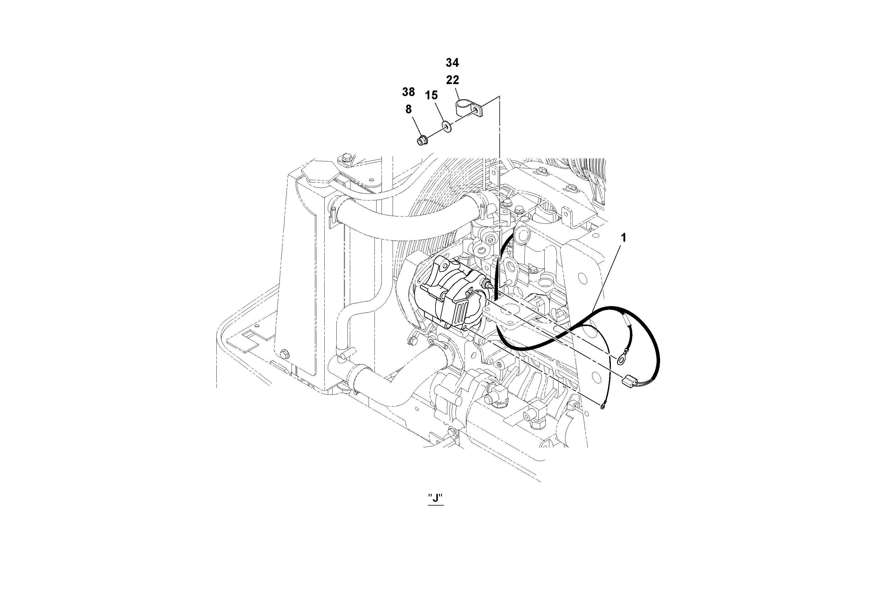 Схема запчастей Volvo SD25D/SD25F S/N 197379 - - 102968 Cable Harness Installation 
