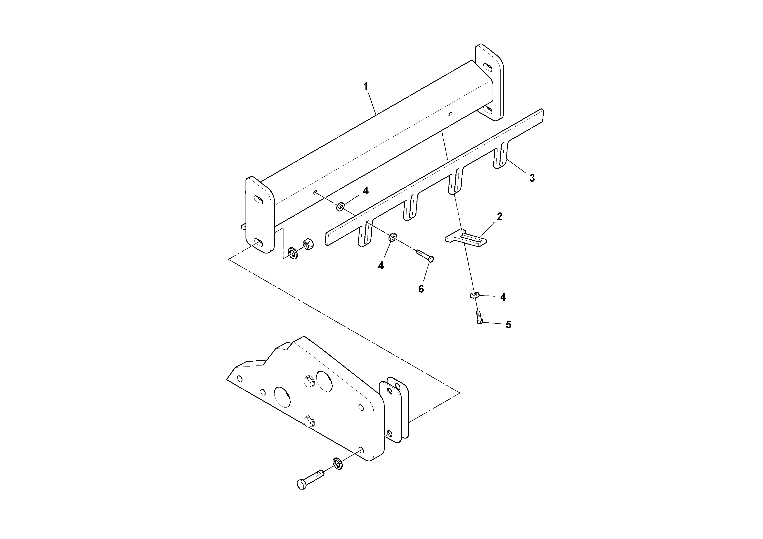 Схема запчастей Volvo SD25D/SD25F S/N 197379 - - 72677 Inside Scraper Installation 