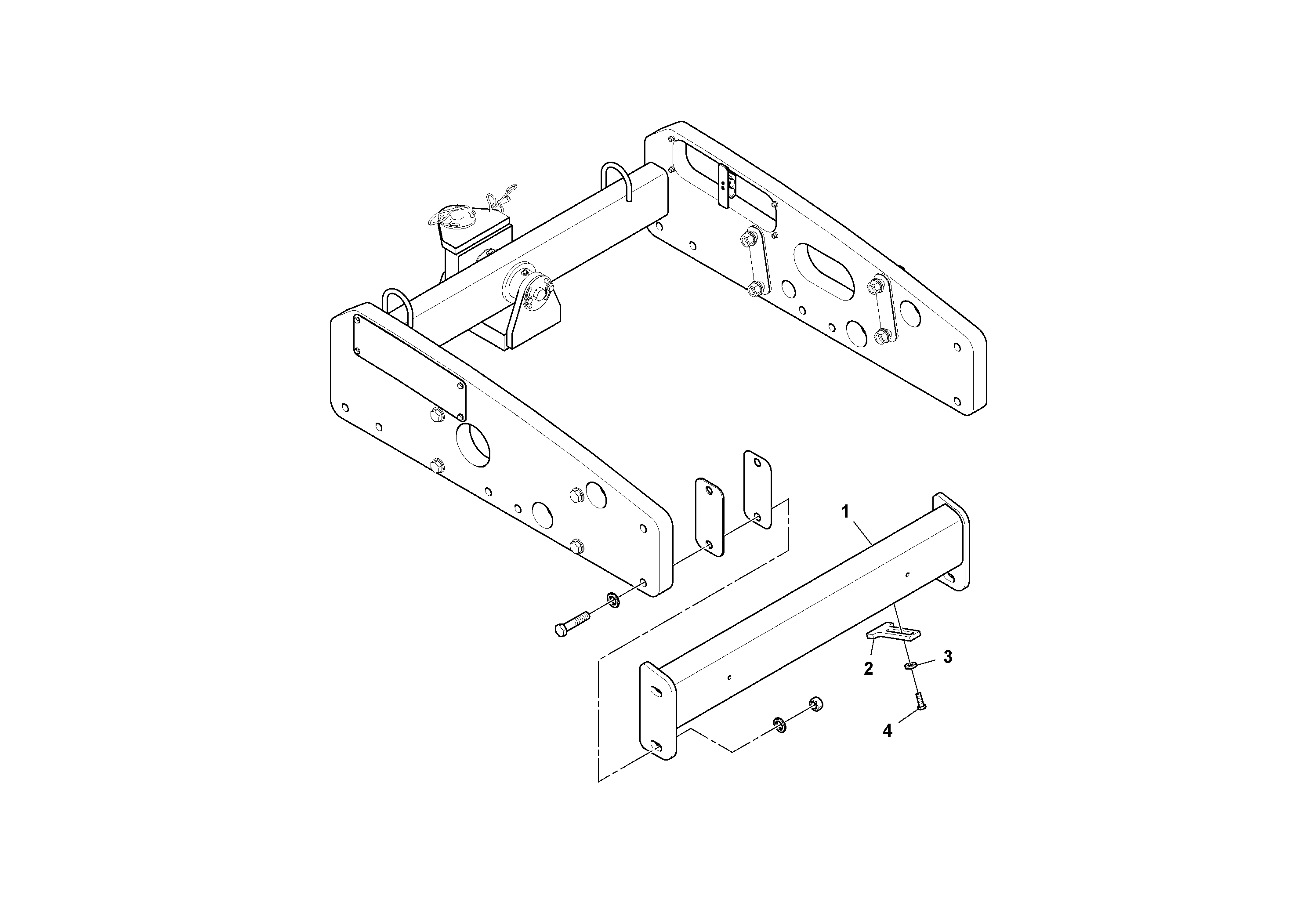 Схема запчастей Volvo SD25D/SD25F S/N 197379 - - 81263 Scraper Installation 