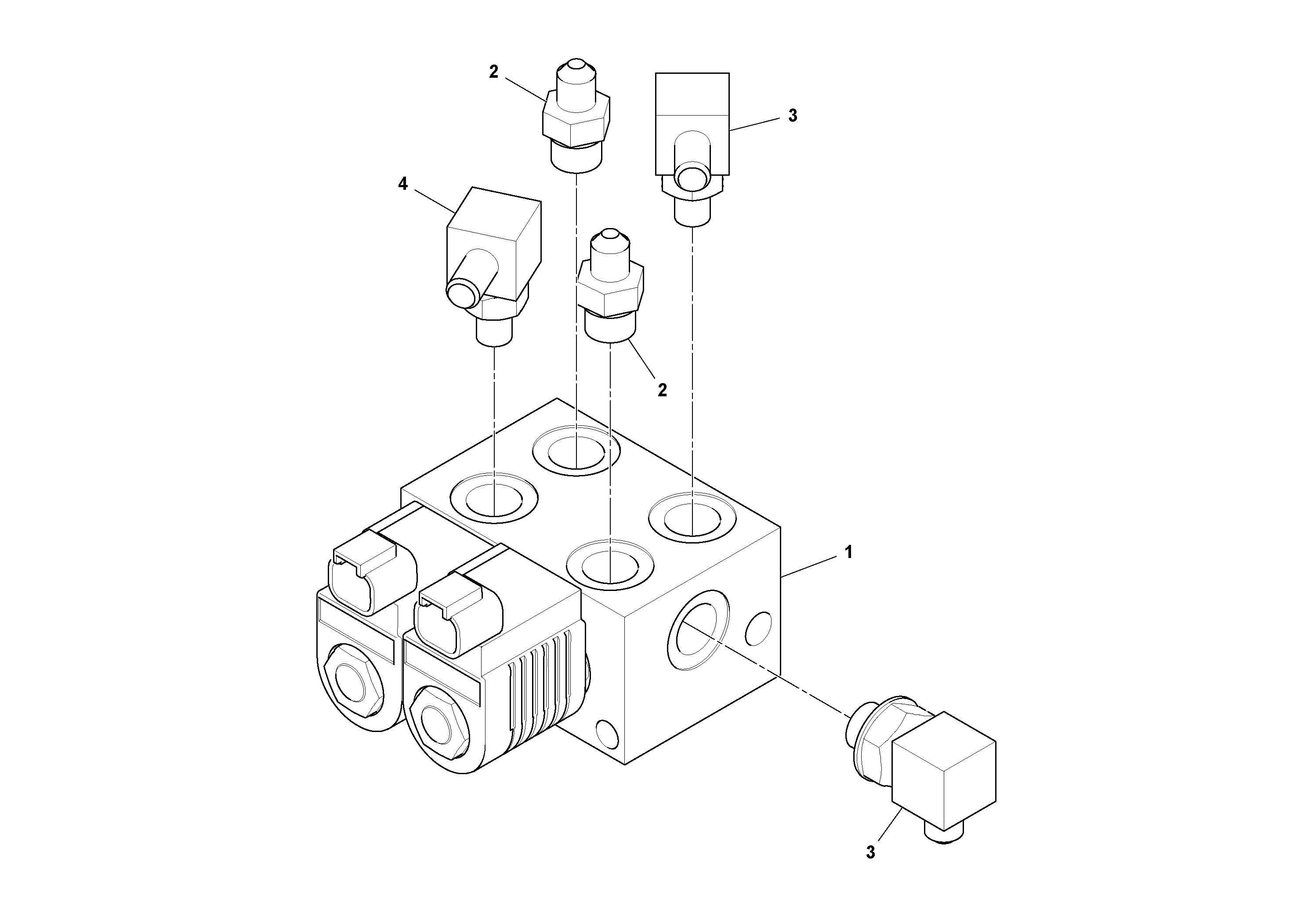 Схема запчастей Volvo SD25D/SD25F S/N 197379 - - 73742 Brake Shunt Valve Assembly 