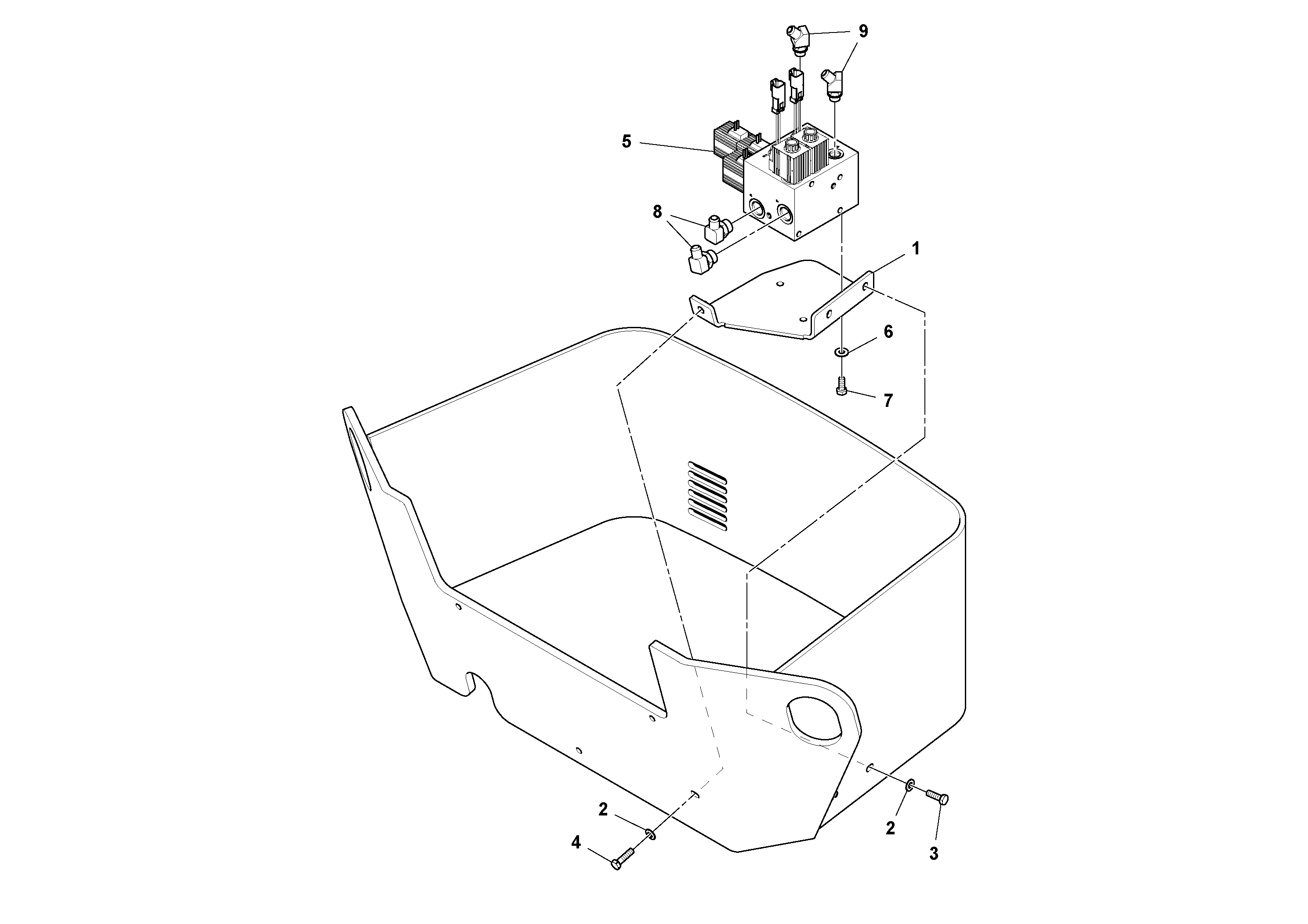 Схема запчастей Volvo SD25D/SD25F S/N 197379 - - 78467 Lift Valve Assembly 