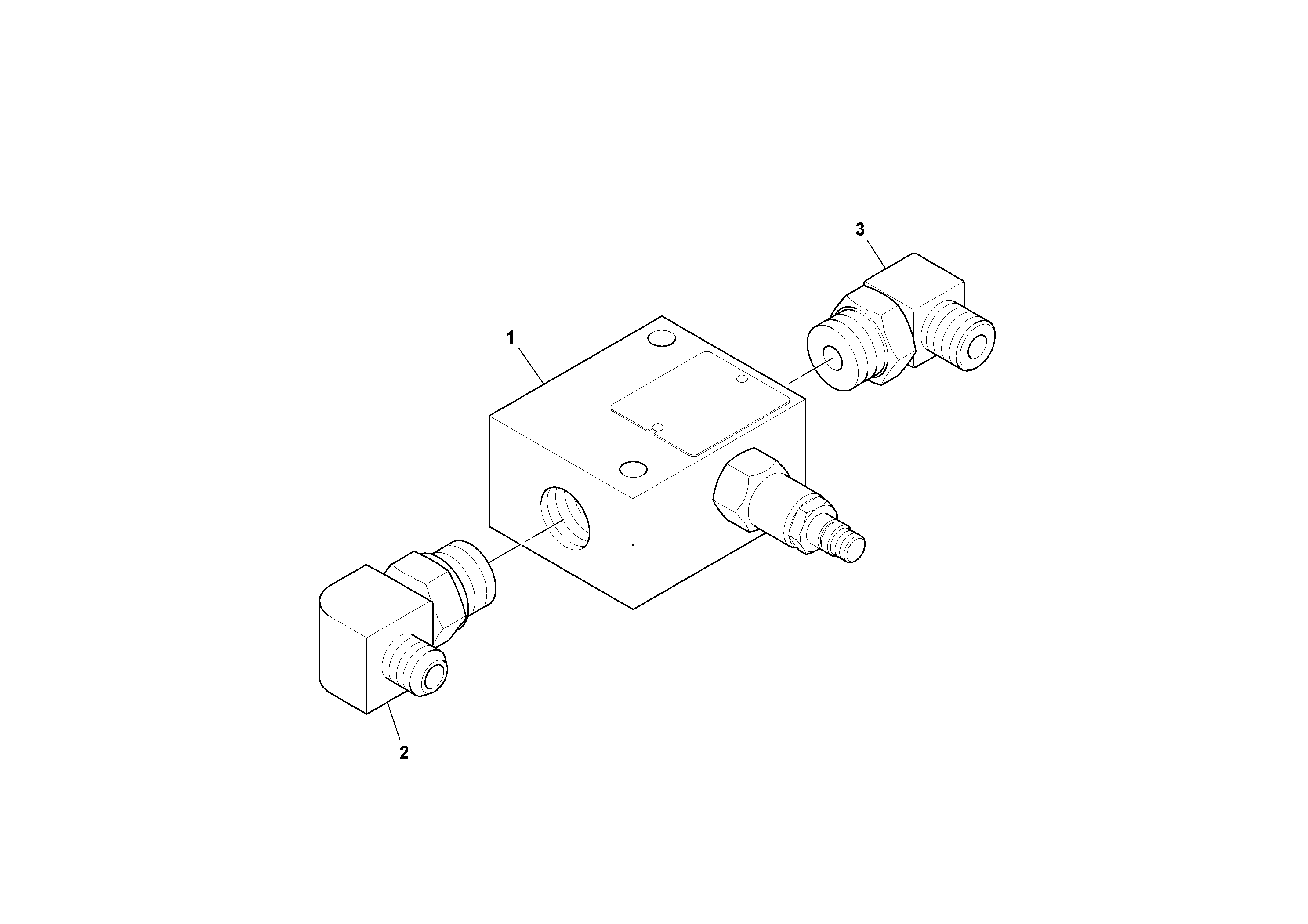 Схема запчастей Volvo SD25D/SD25F S/N 197379 - - 79815 Twin Lock Valve Assembly 