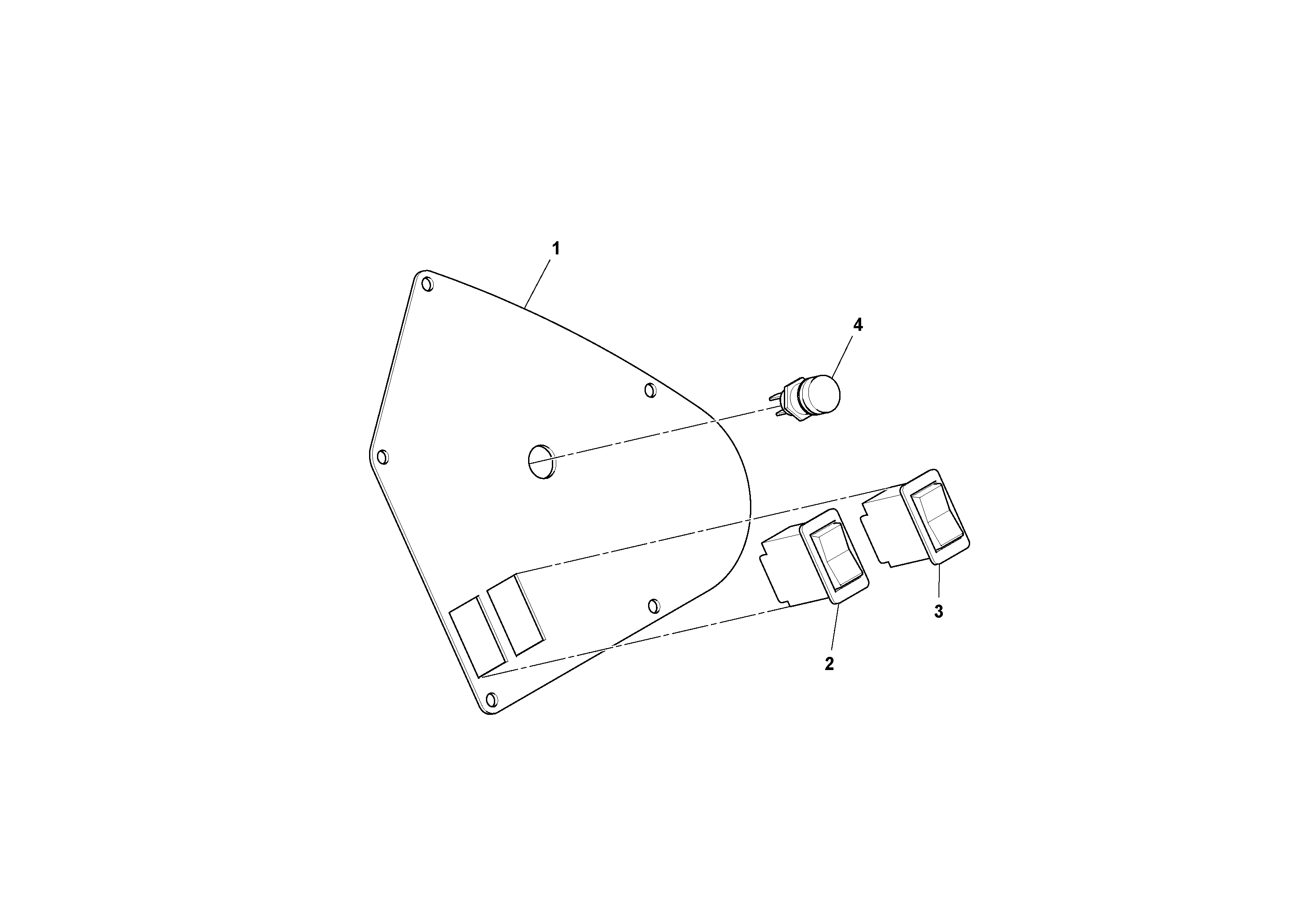 Схема запчастей Volvo SD25D/SD25F S/N 197379 - - 74094 Right Panel Assembly 