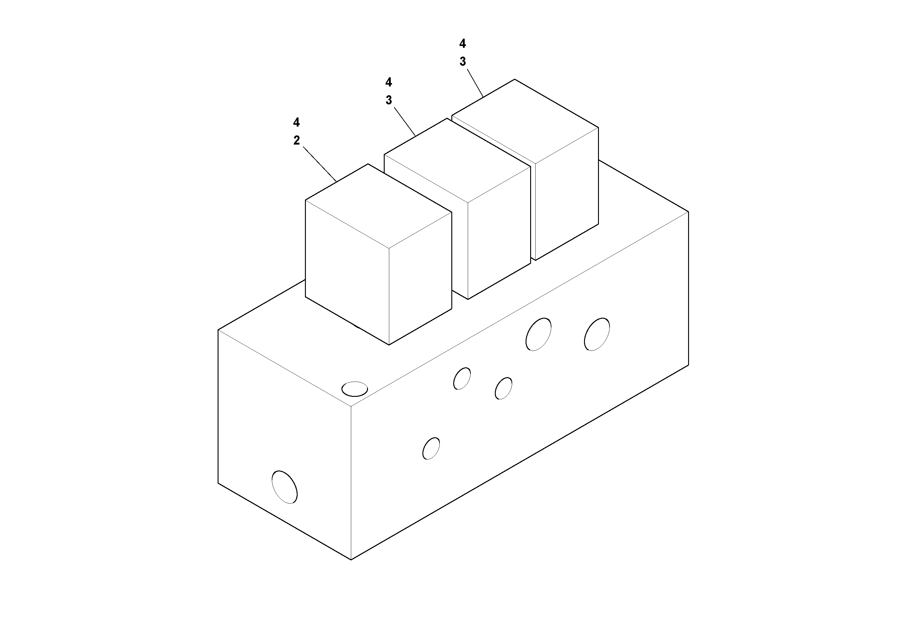 Схема запчастей Volvo SD45D/SD45F S/N 197409 - - 52451 Brake/shunt Two-speed Manifold 