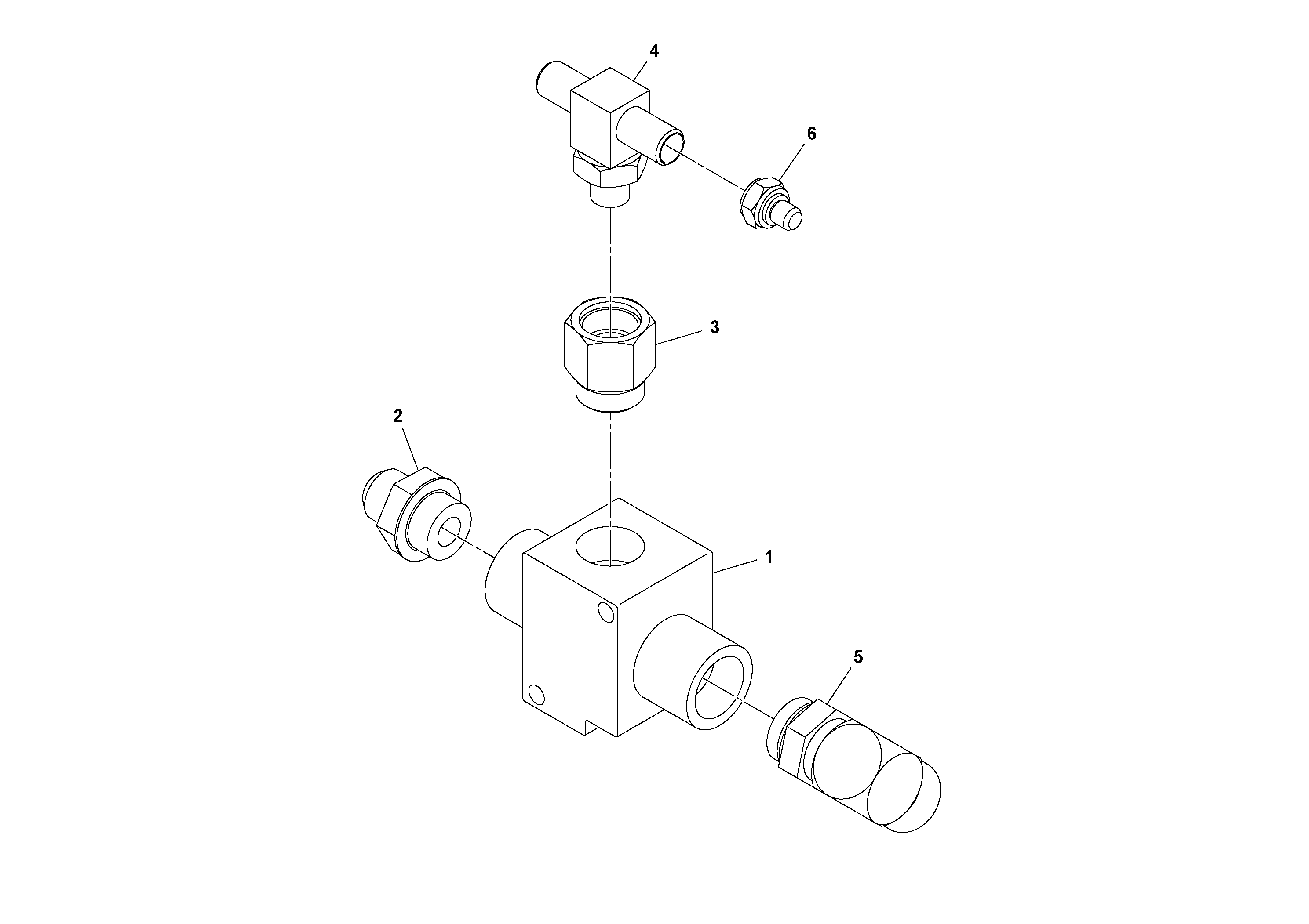 Схема запчастей Volvo SD45D/SD45F S/N 197409 - - 52452 Thermal Bypass Valve Assembly 