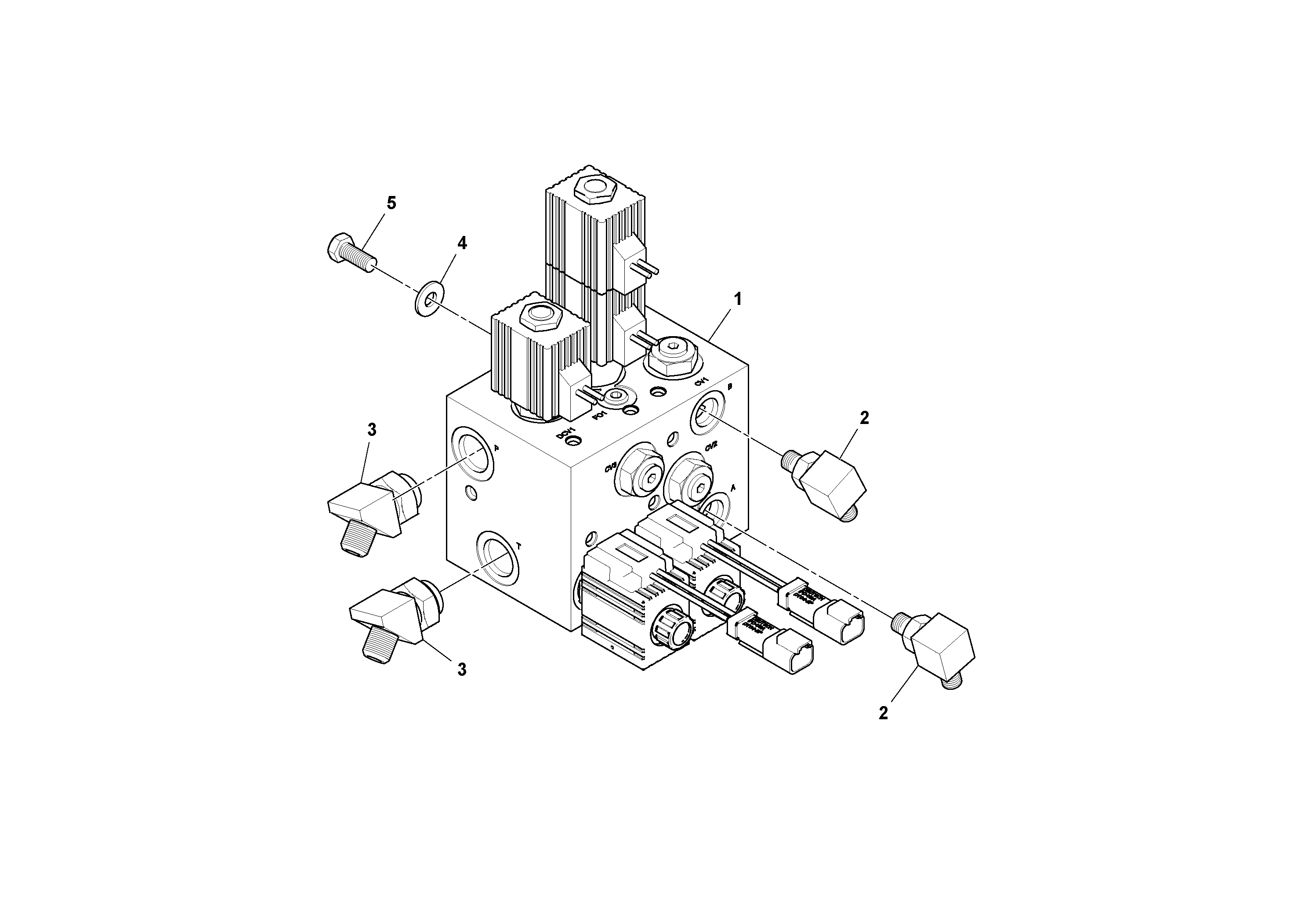 Схема запчастей Volvo SD45D/SD45F S/N 197409 - - 52454 Lift Valve Assembly 