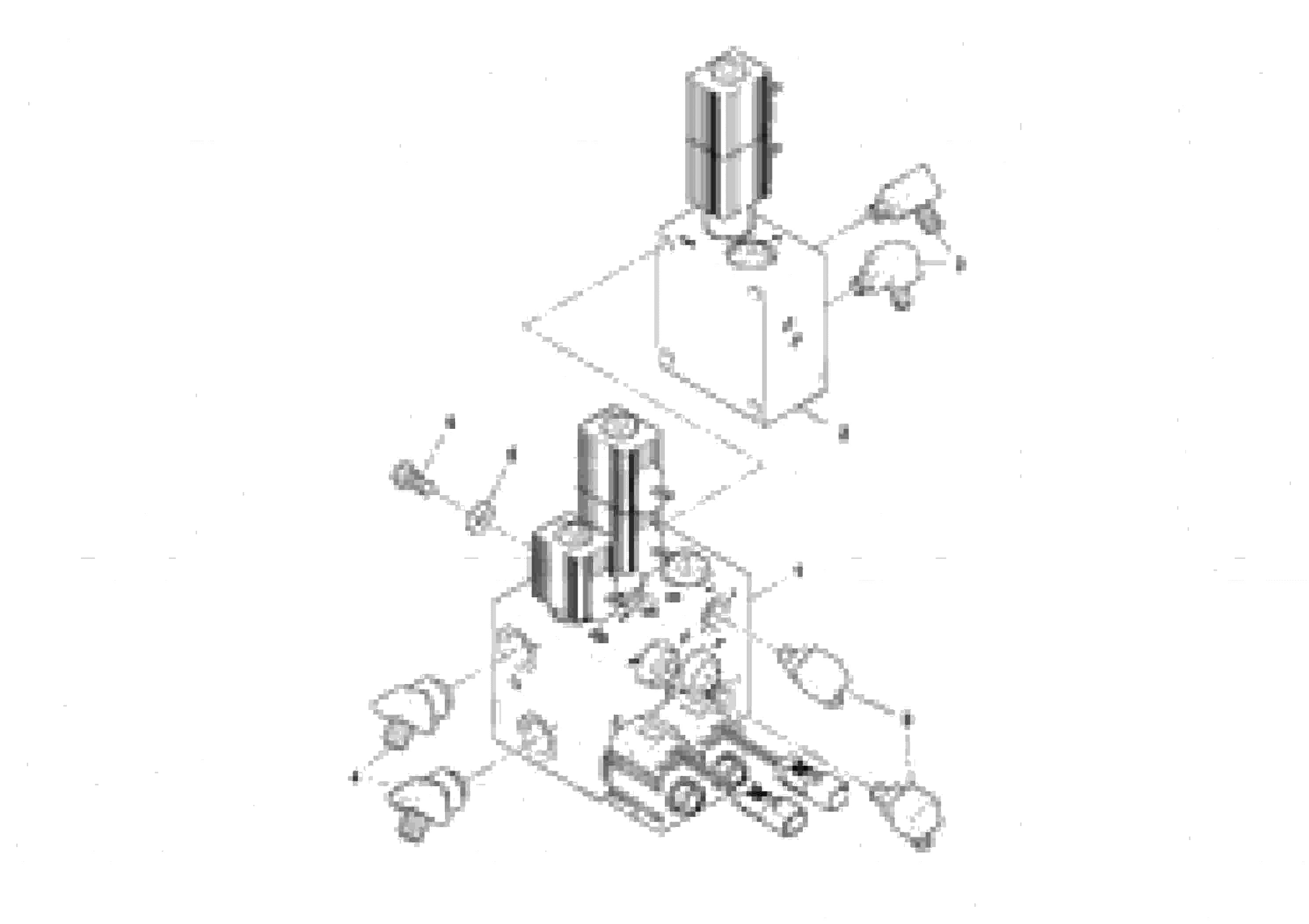 Схема запчастей Volvo SD45D/SD45F S/N 197409 - - 52455 Lift/tilt Valve Assembly 