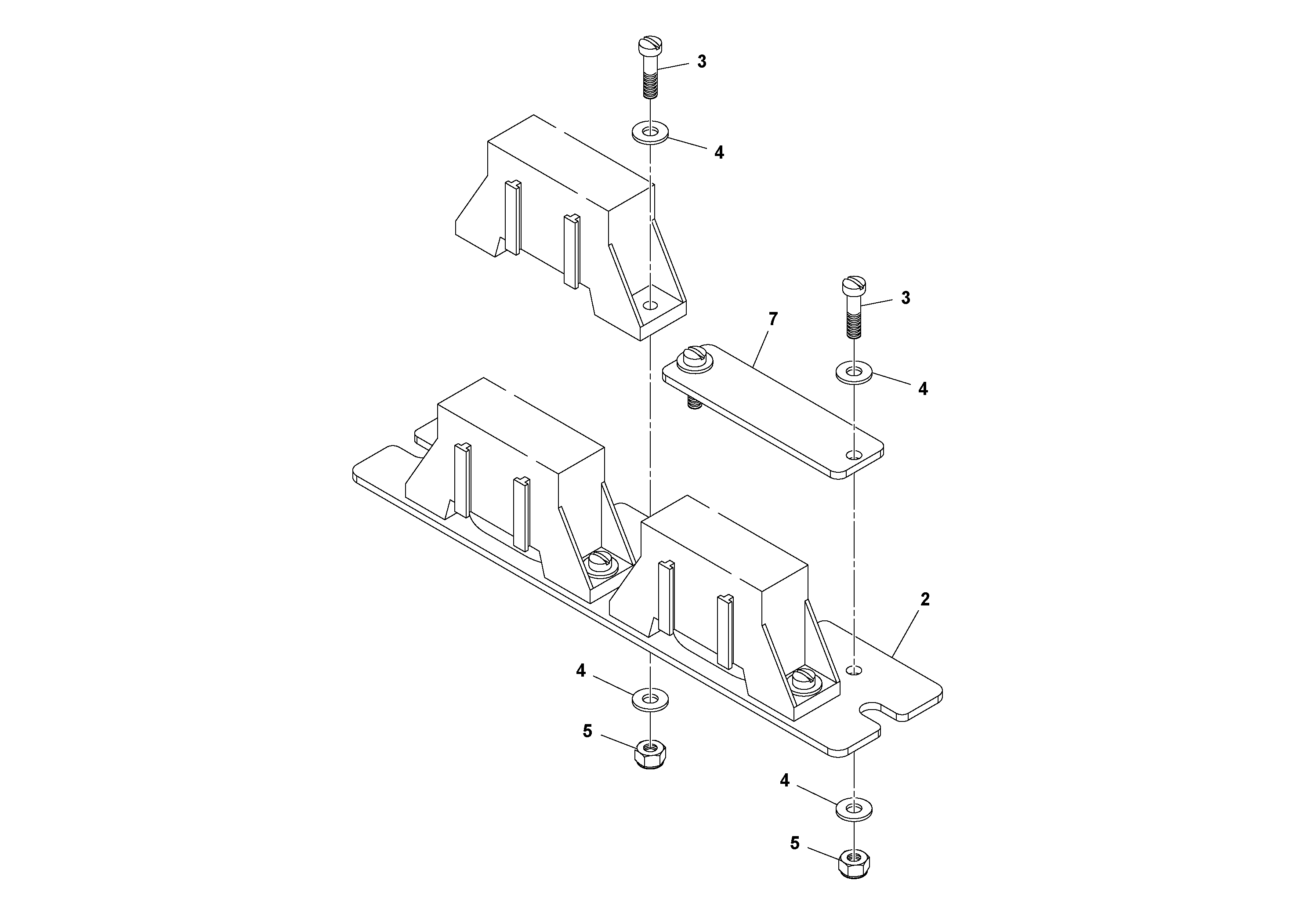 Схема запчастей Volvo SD45D/SD45F S/N 197409 - - 43559 Fuse Block Assembly 
