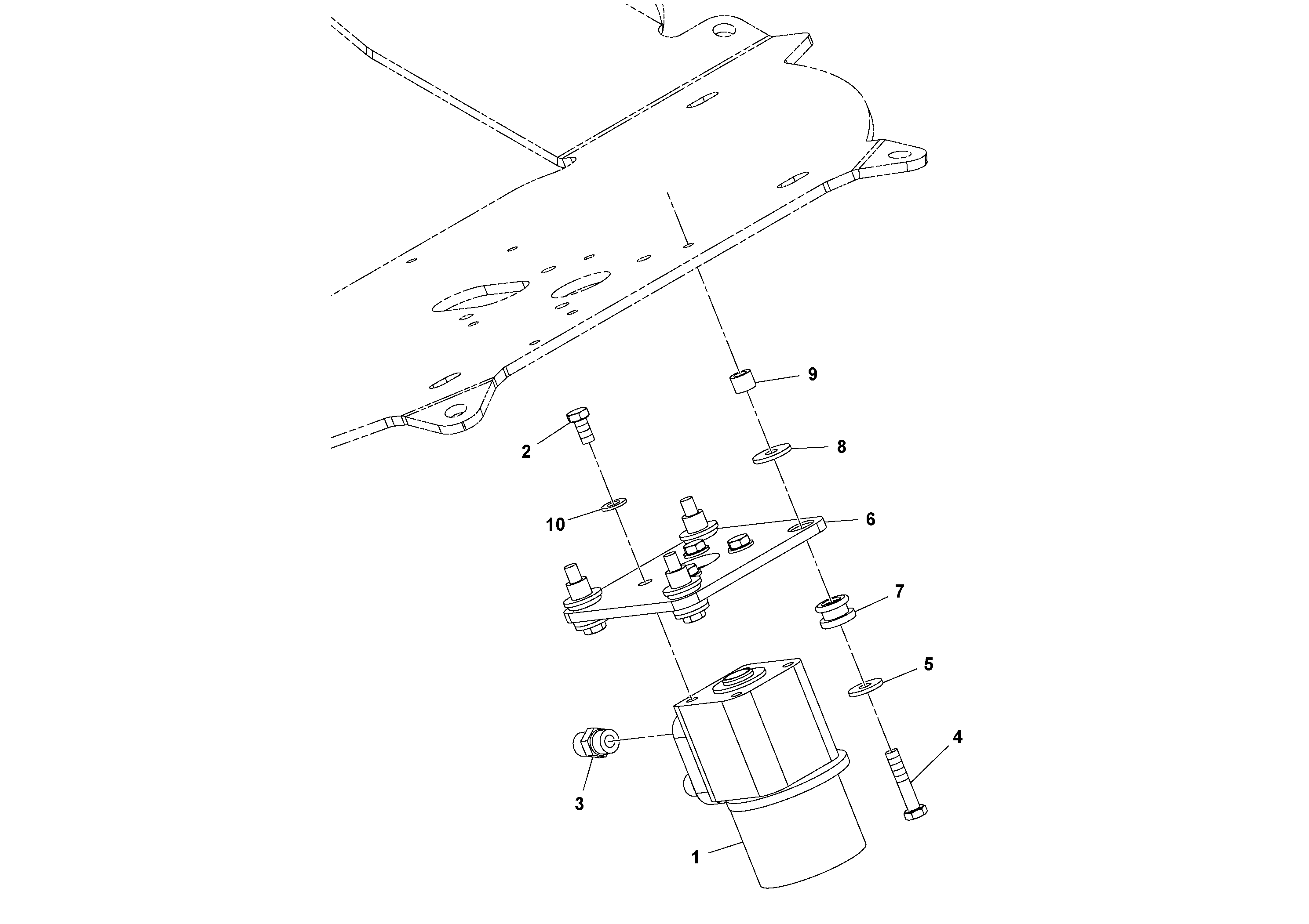 Схема запчастей Volvo SD45D/SD45F S/N 197409 - - 33553 Steering Valve Assembly 