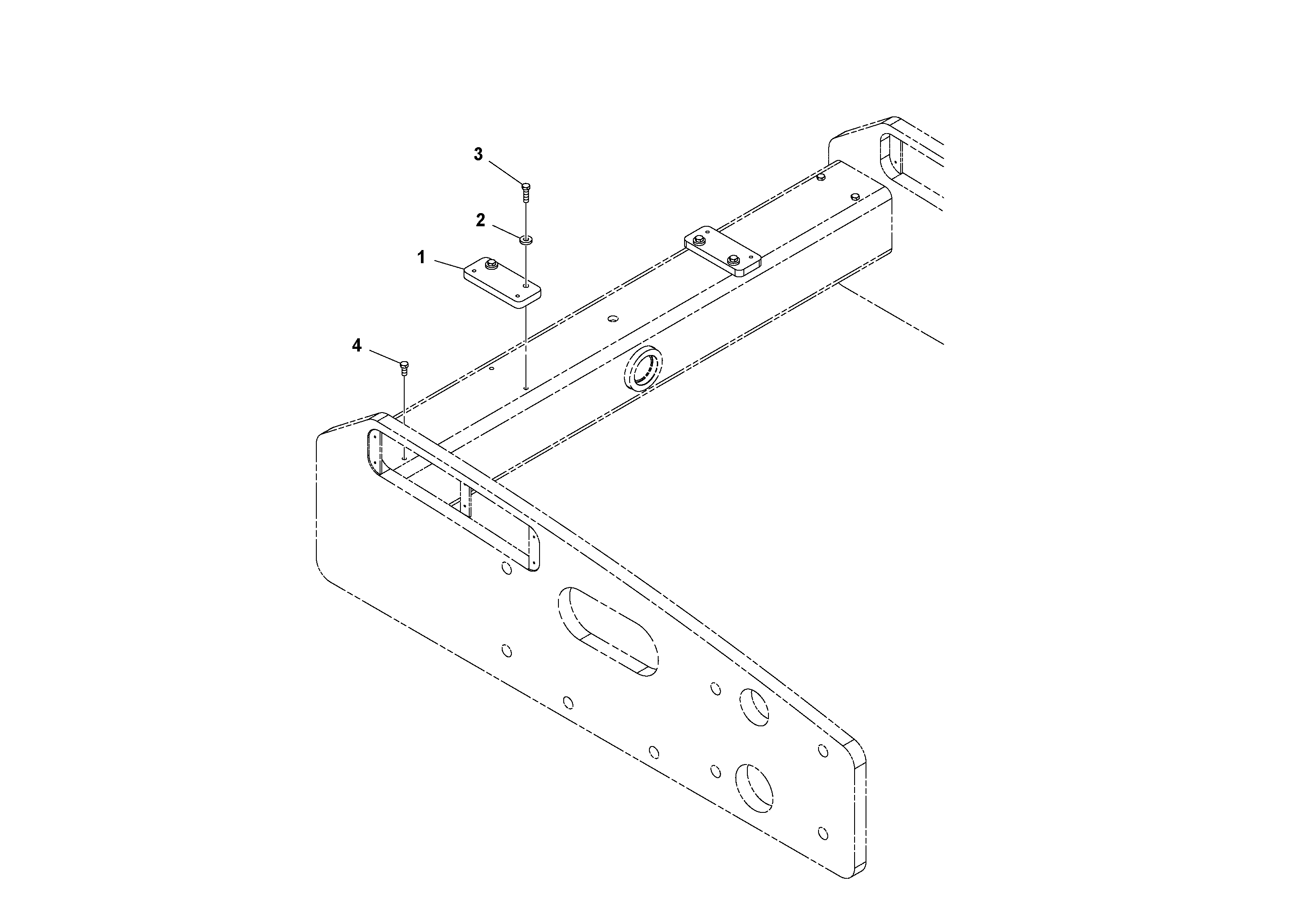 Схема запчастей Volvo SD70D/SD70F/SD77DX/SD77F S/N 197387- - 91322 Front frame Assembly 