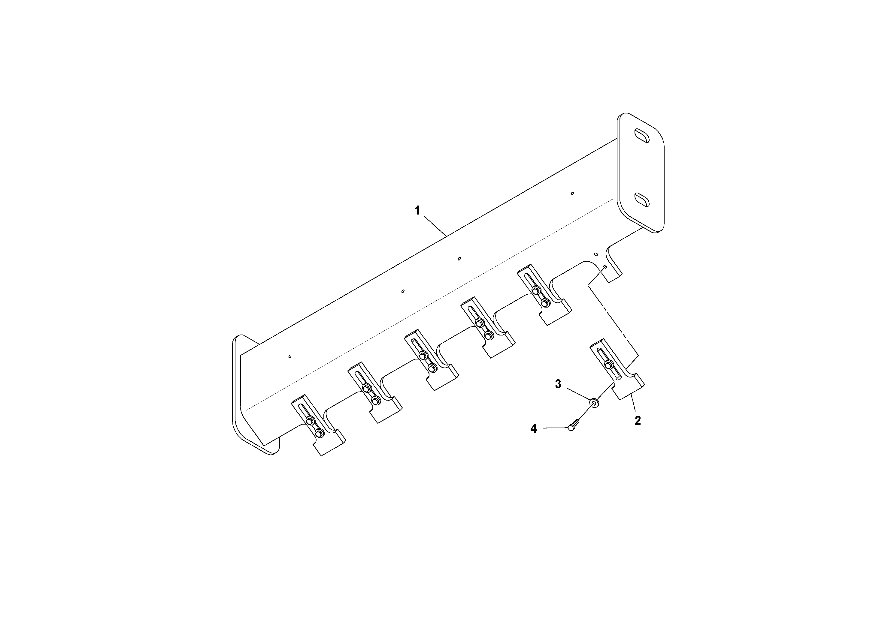 Схема запчастей Volvo SD70D/SD70F/SD77DX/SD77F S/N 197387- - 84745 Bolt-on Shell Scraper Assembly 