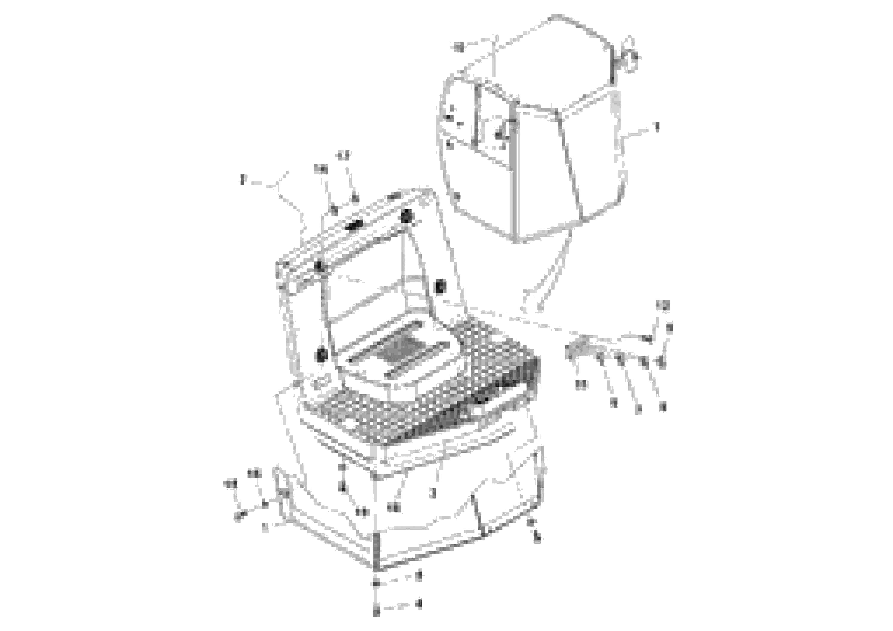 Схема запчастей Volvo SD70D/SD70F/SD77DX/SD77F S/N 197387- - 89958 Cab 