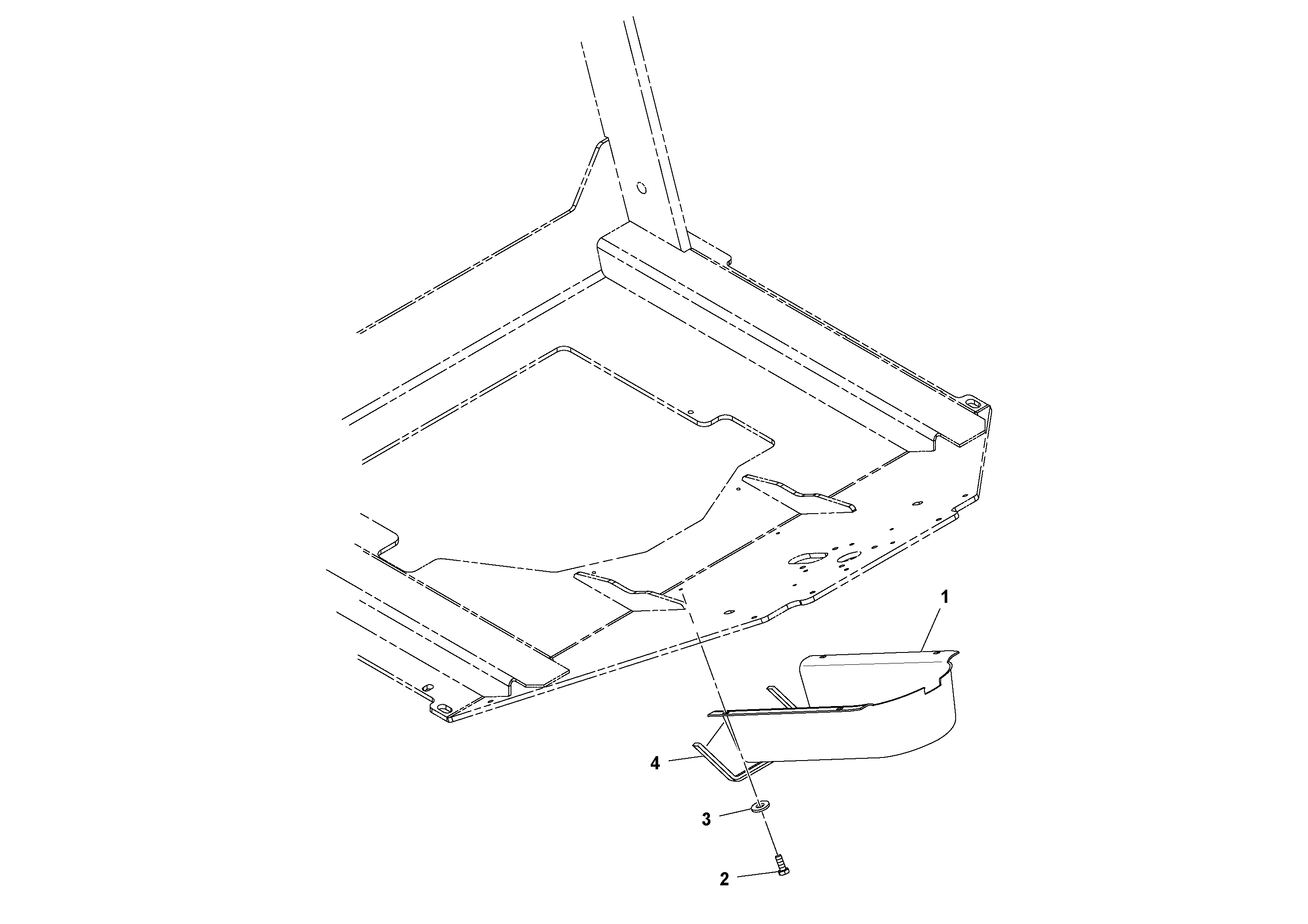 Схема запчастей Volvo SD70D/SD70F/SD77DX/SD77F S/N 197387- - 90355 Hose Cover Installation 