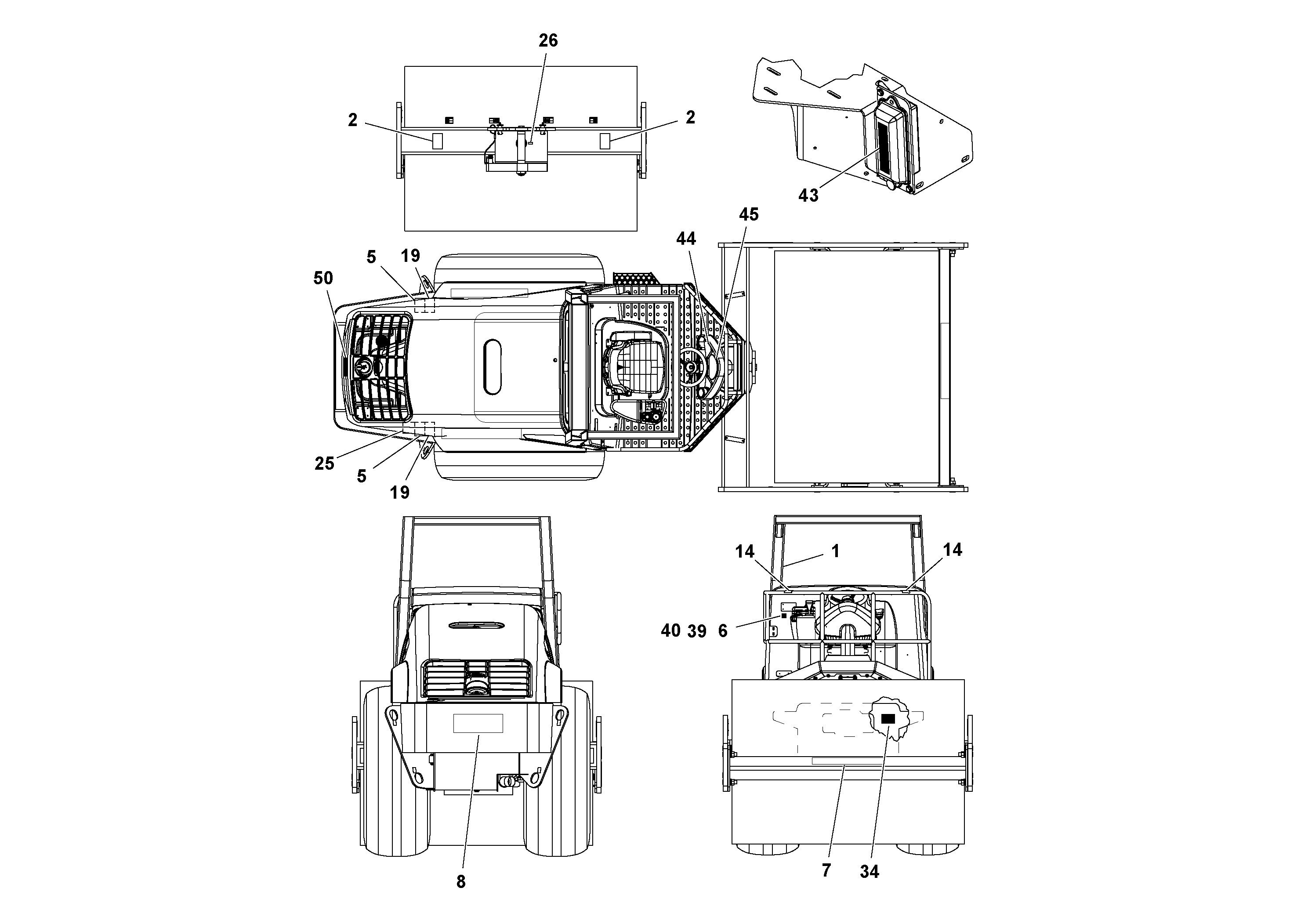 Схема запчастей Volvo SD70D/SD70F/SD77DX/SD77F S/N 197387- - 47430 Decal Installation 