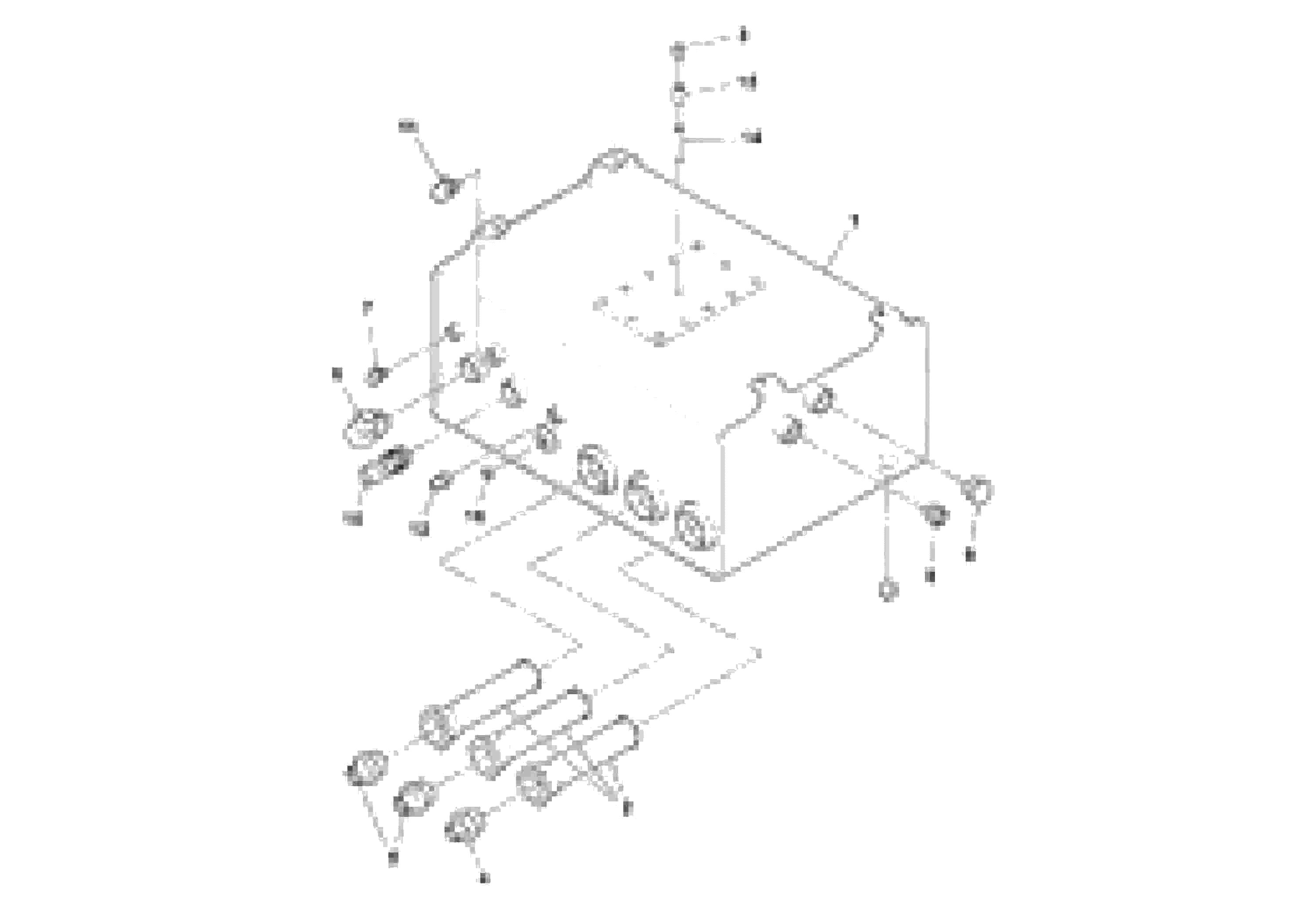 Схема запчастей Volvo SD70D/SD70F/SD77DX/SD77F S/N 197387- - 86397 Hydraulic Tank Assembly 