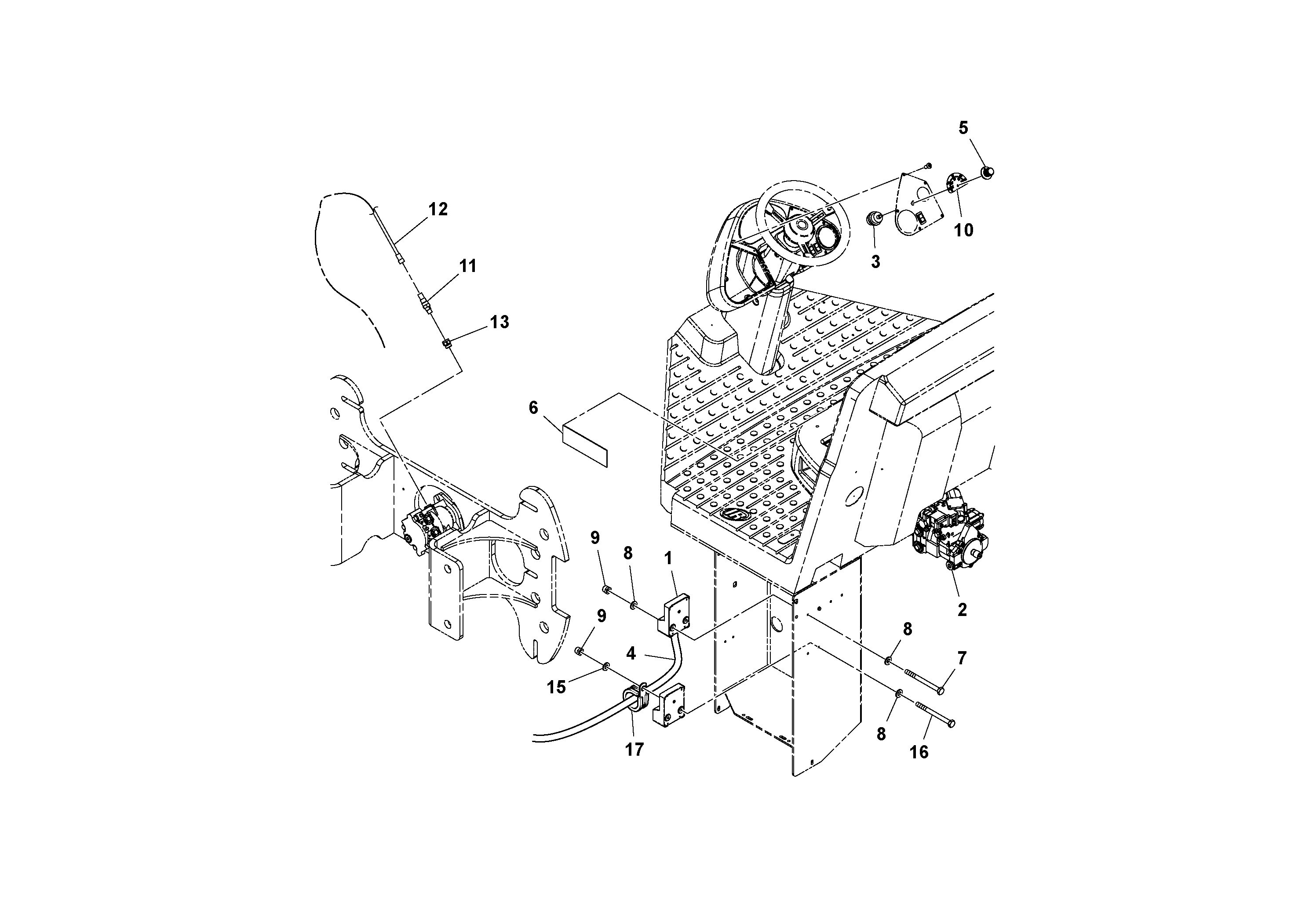 Схема запчастей Volvo SD70D/SD70F/SD77DX/SD77F S/N 197387- - 83196 Variable Frequency/dual Amplitude Installation 