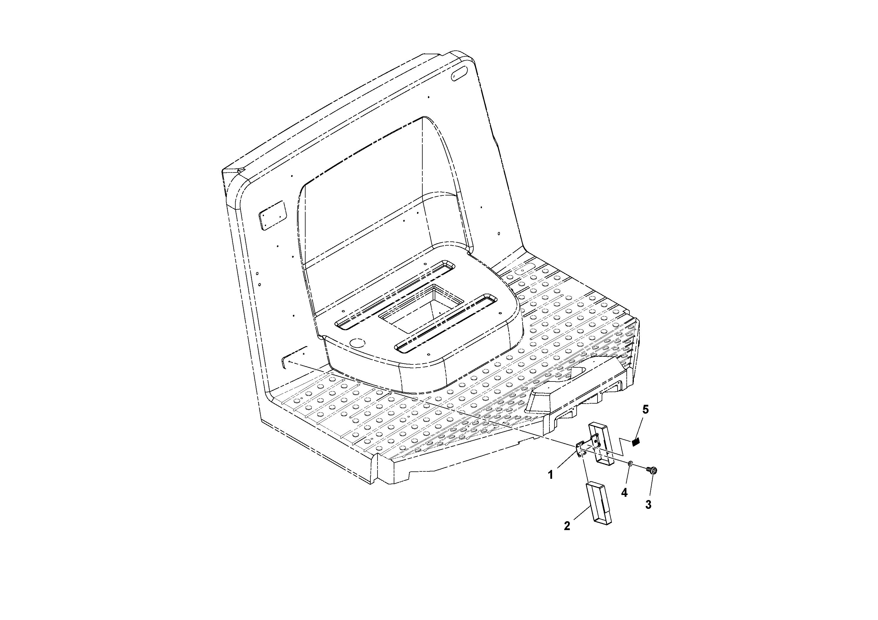 Схема запчастей Volvo SD70D/SD70F/SD77DX/SD77F S/N 197387- - 86511 First Aid Mounting Installation 
