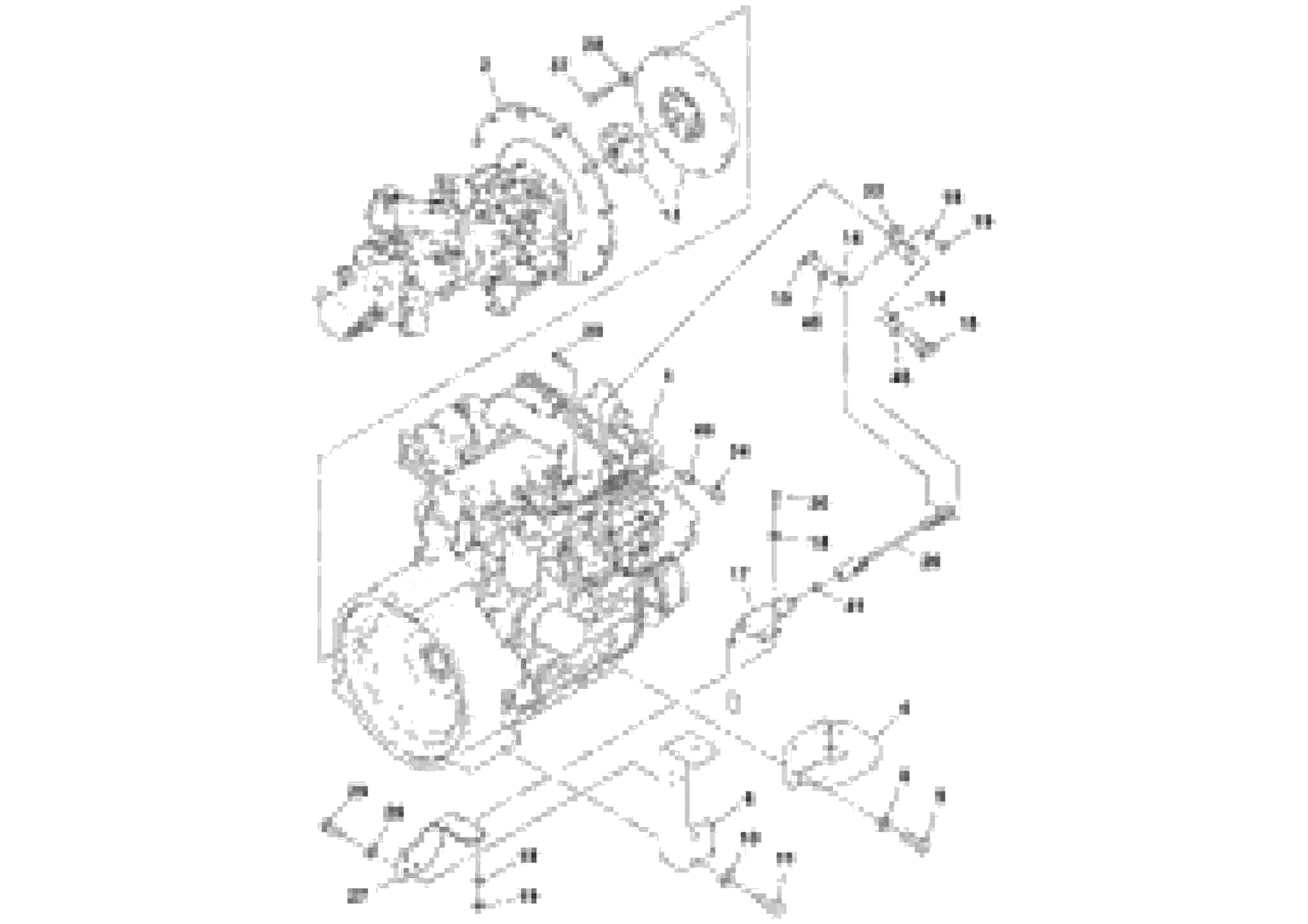 Схема запчастей Volvo SD70D/SD70F/SD77DX/SD77F S/N 197387- - 106475 Двигатель в сборе 