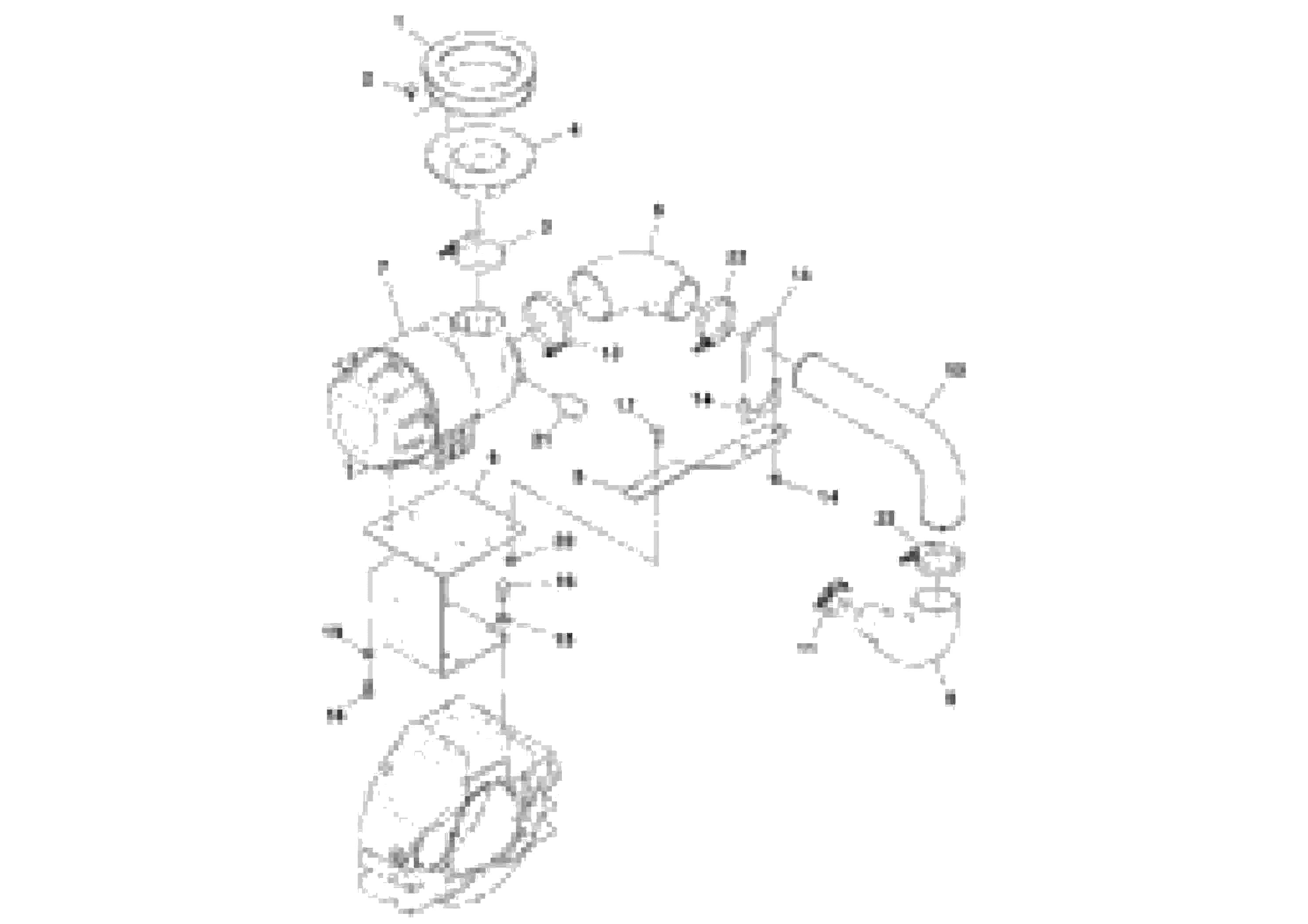 Схема запчастей Volvo SD70D/SD70F/SD77DX/SD77F S/N 197387- - 100019 Air Cleaner Assembly 