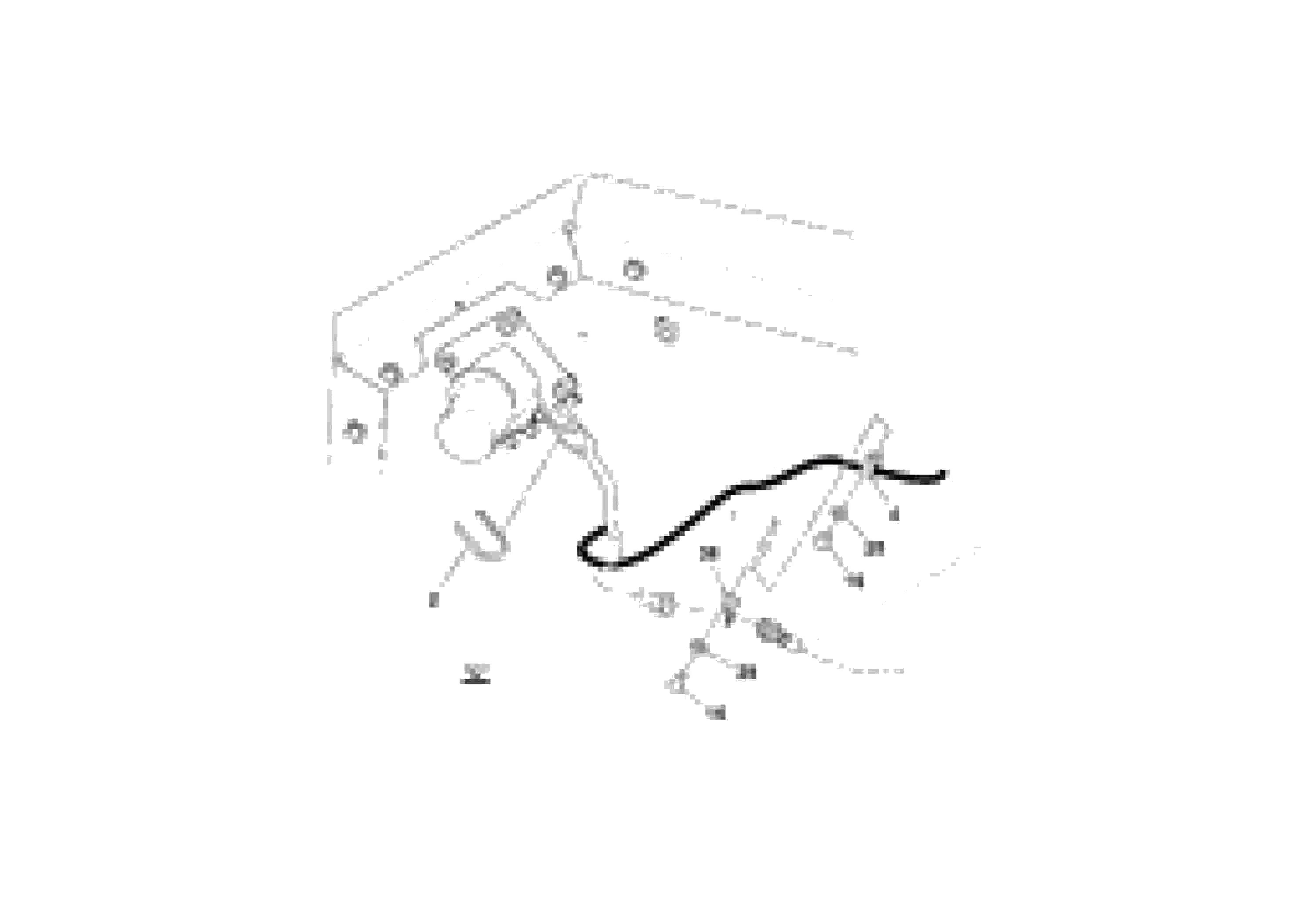Схема запчастей Volvo SD70D/SD70F/SD77DX/SD77F S/N 197387- - 59131 Cable Harness Installation 