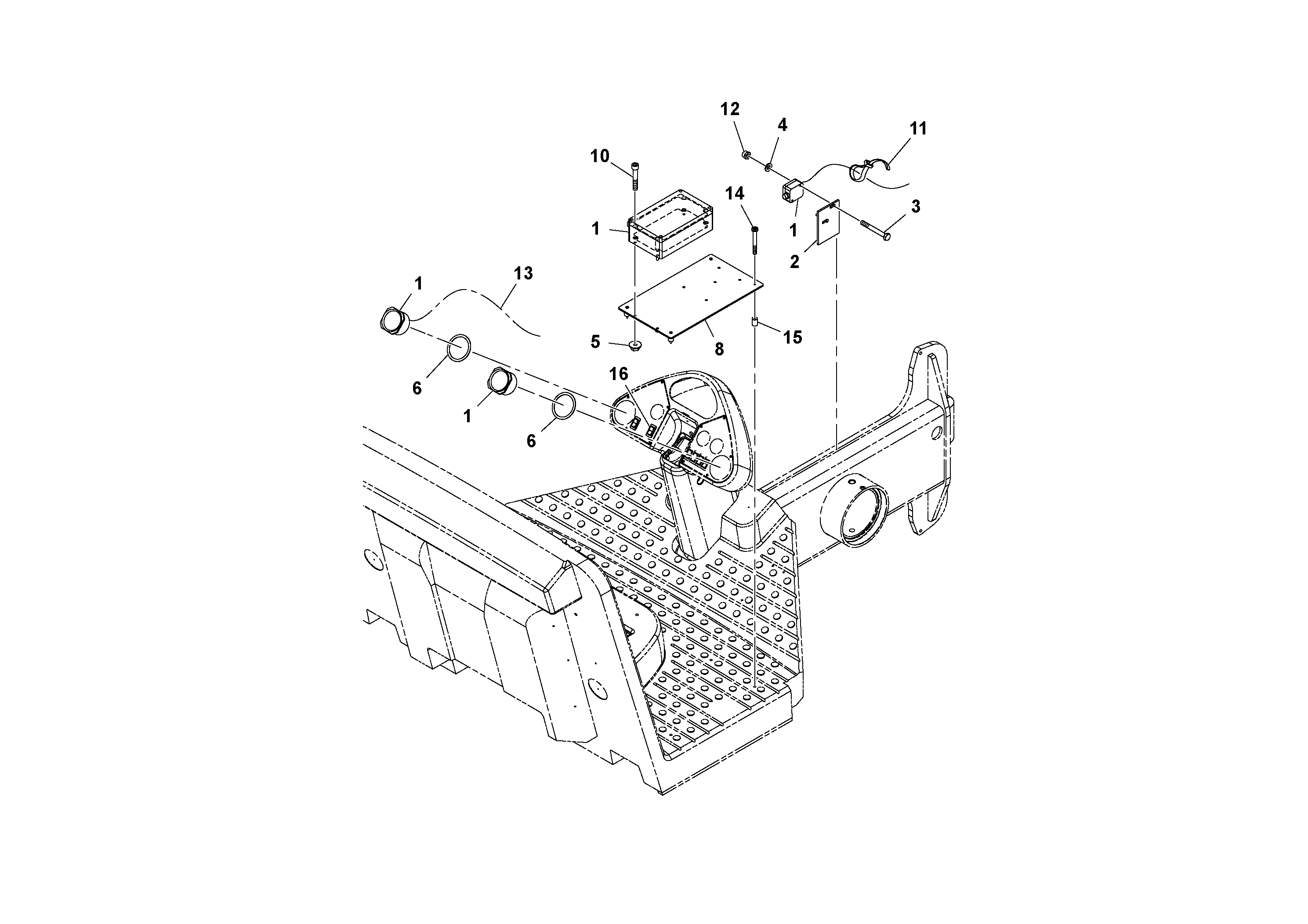 Схема запчастей Volvo SD70D/SD70F/SD77DX/SD77F S/N 197387- - 90402 Compactometer Installation 
